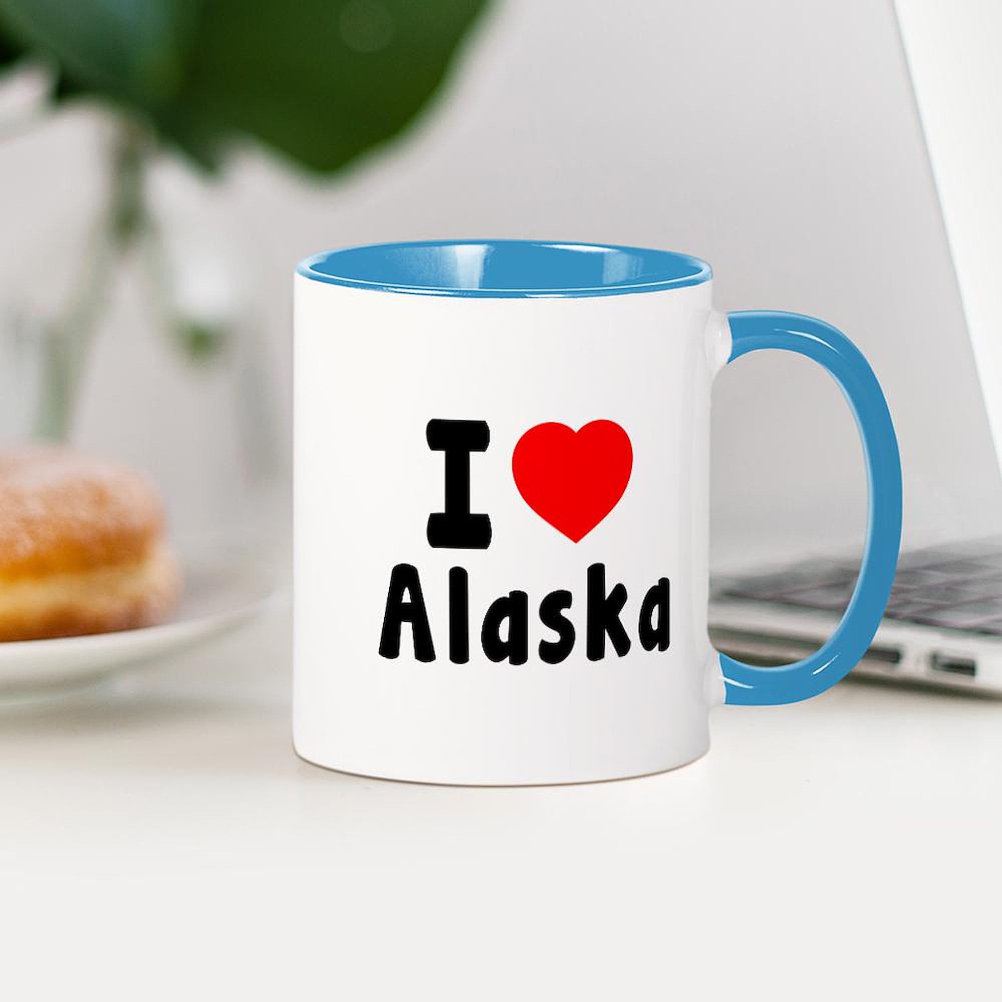 CafePress I Love Alaska Mug 11 oz (325 ml) Ceramic Coffee Mug