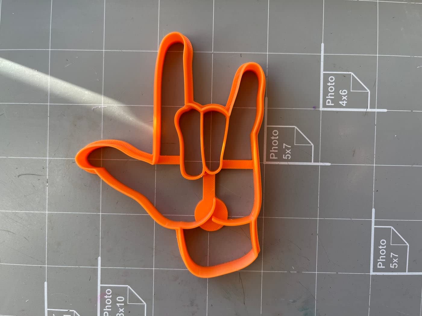 I Love You Hand Sign Cookie Cutter