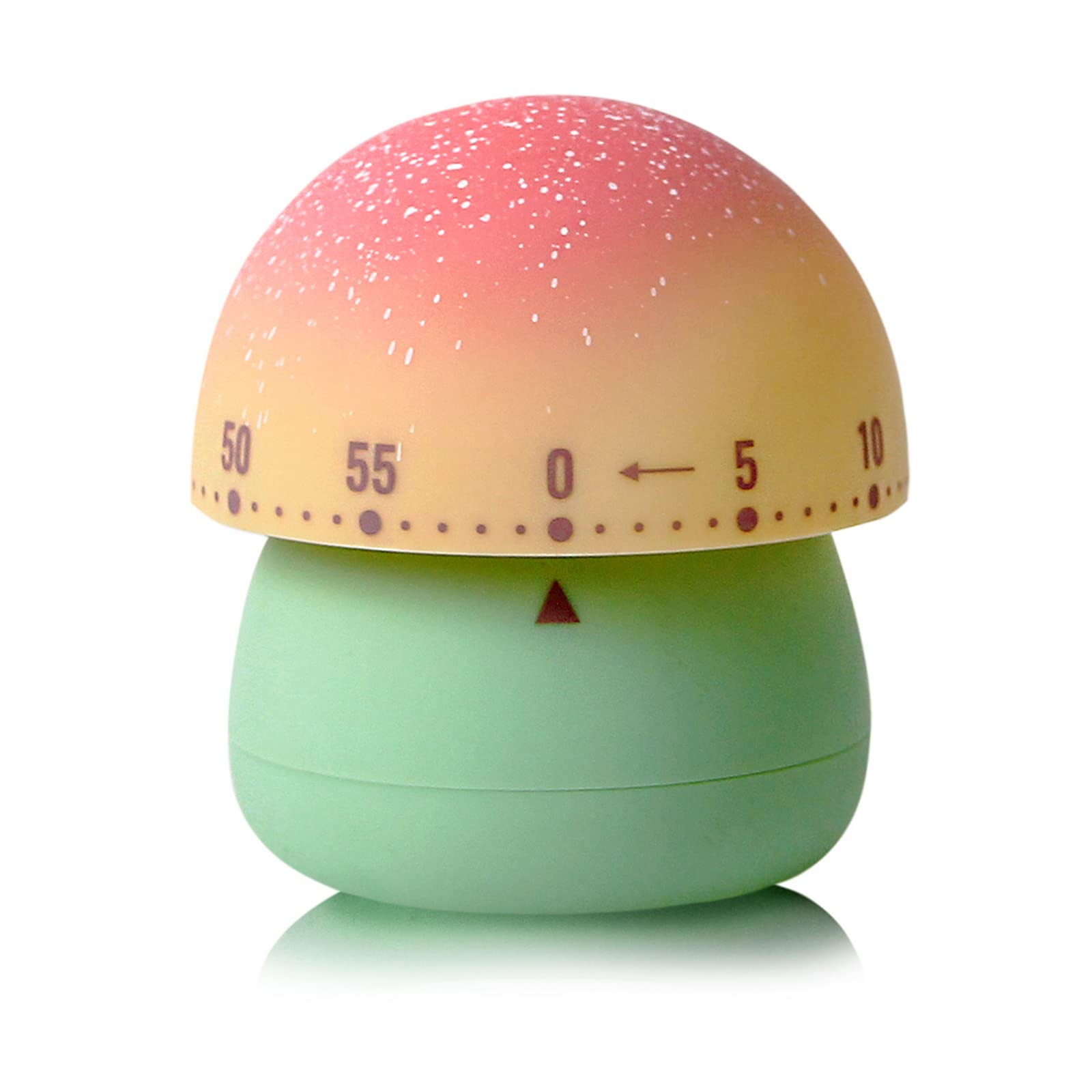 Nuoswek Mechanical Kitchen Timer, Cute Mushroom Timer For Kids, Wind Up 60 Minutes Manual Countdown Timer For Classroom, Home, S