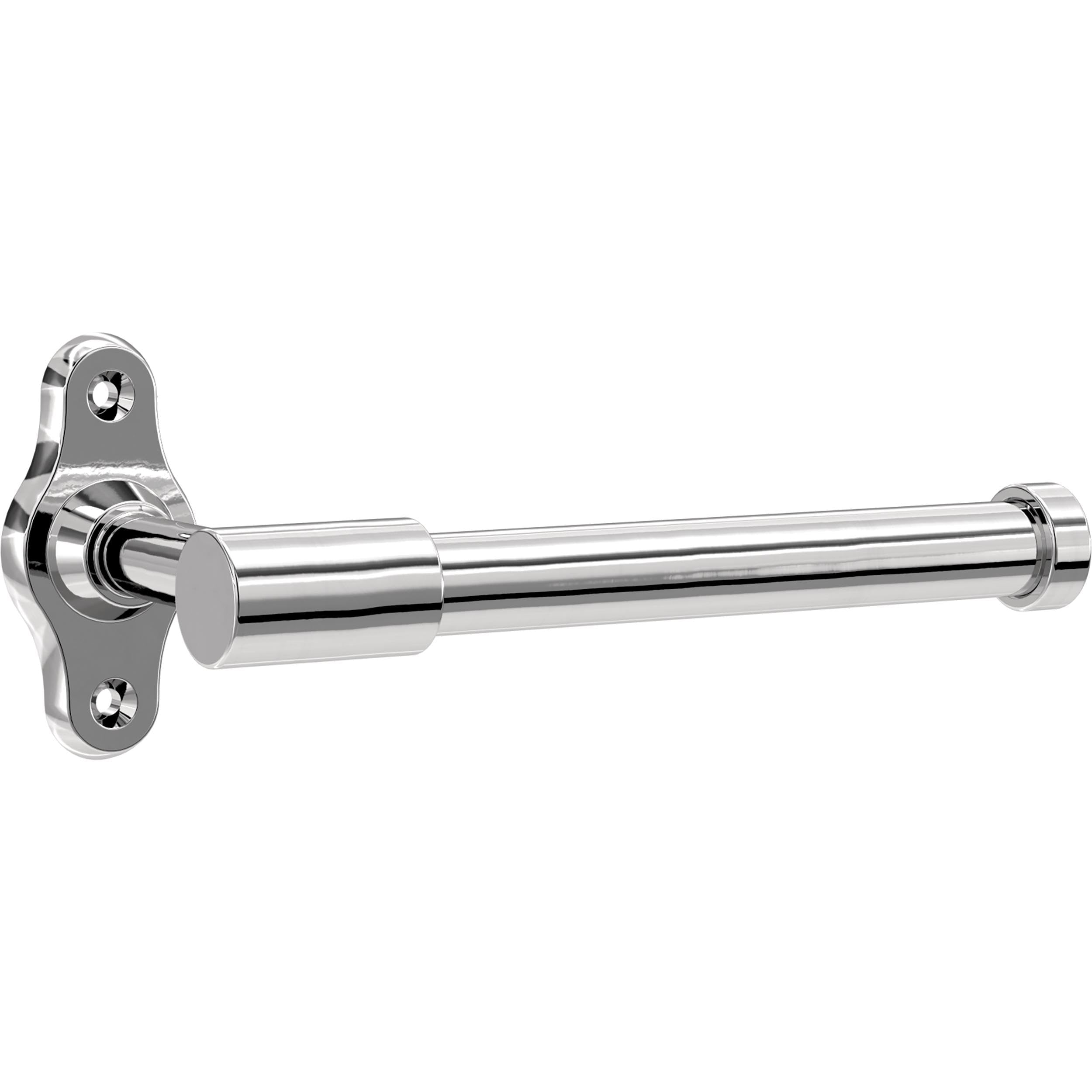 Franklin Brass Calloway (1-Pack) Toilet Paper Holder Polished Chrome Euro Tissue Roll Holder Single Post Toilet Tissue Holder Wa