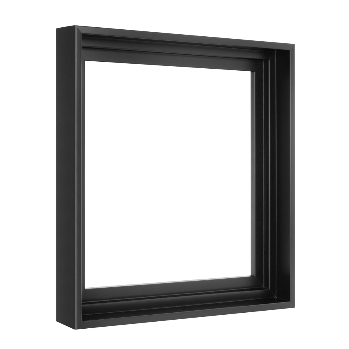 Mcs Canvas Float Frames 12X12 Frame, Black Square Frame For Finished Canvases, Vertical & Horizontal Wall Hanging Frame For Canv