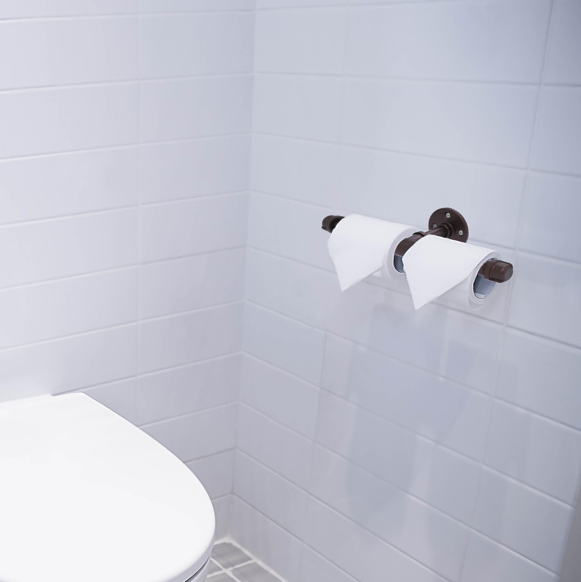 Pipeline Collection Double Roll Toilet Paper Holder - P-160-DTP-ABZ
