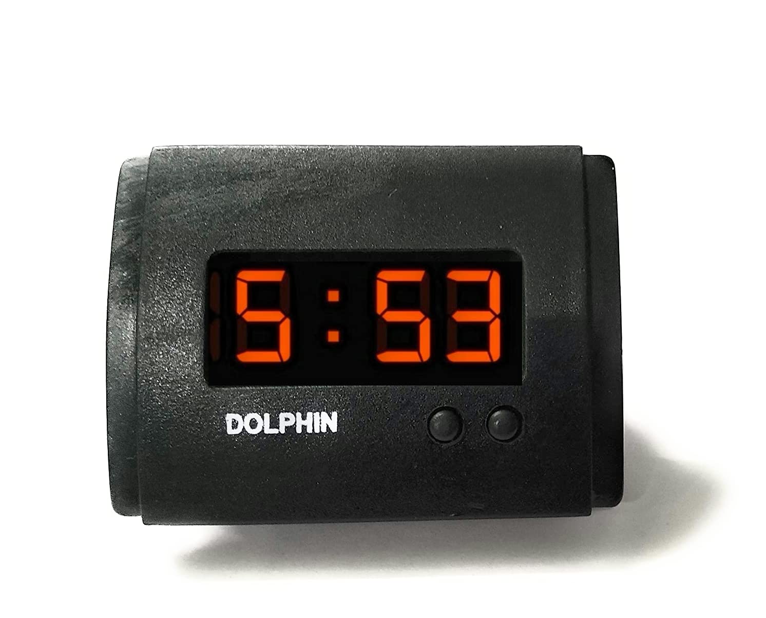 Dolphin Zen Clock (Digital Led Clock) Orange Display