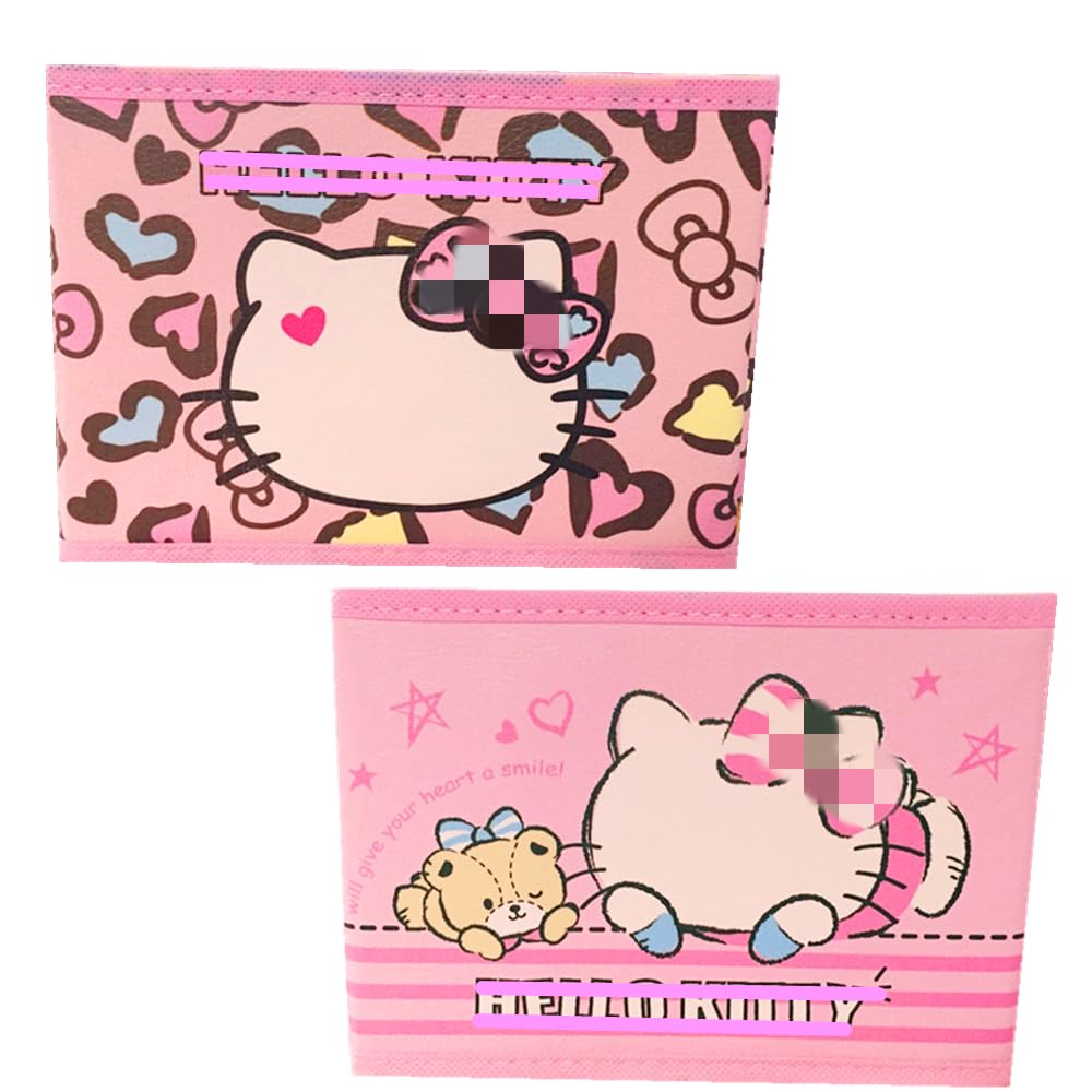 Kerr'S Choice Collapsible Storage Bin Kitty Foldable Baskets  Kawaii Office Desk Organizer Room Decoration Cute Room Decor Cute