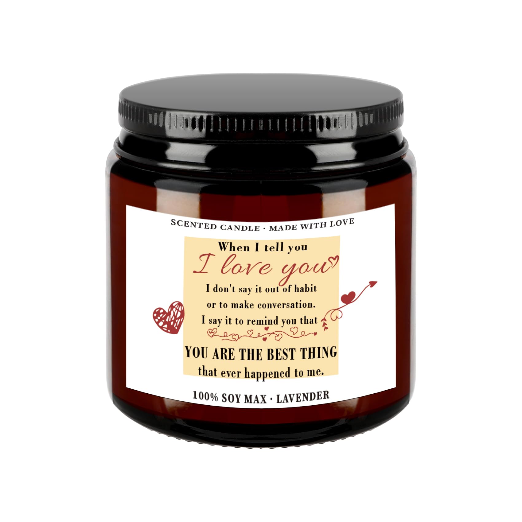 Couple Gifts for Her Him Valentines Day Gifts for Girlfriend Boyfriend Candles 3.6 Oz Gifts for Couples Wedding Gifts for Women