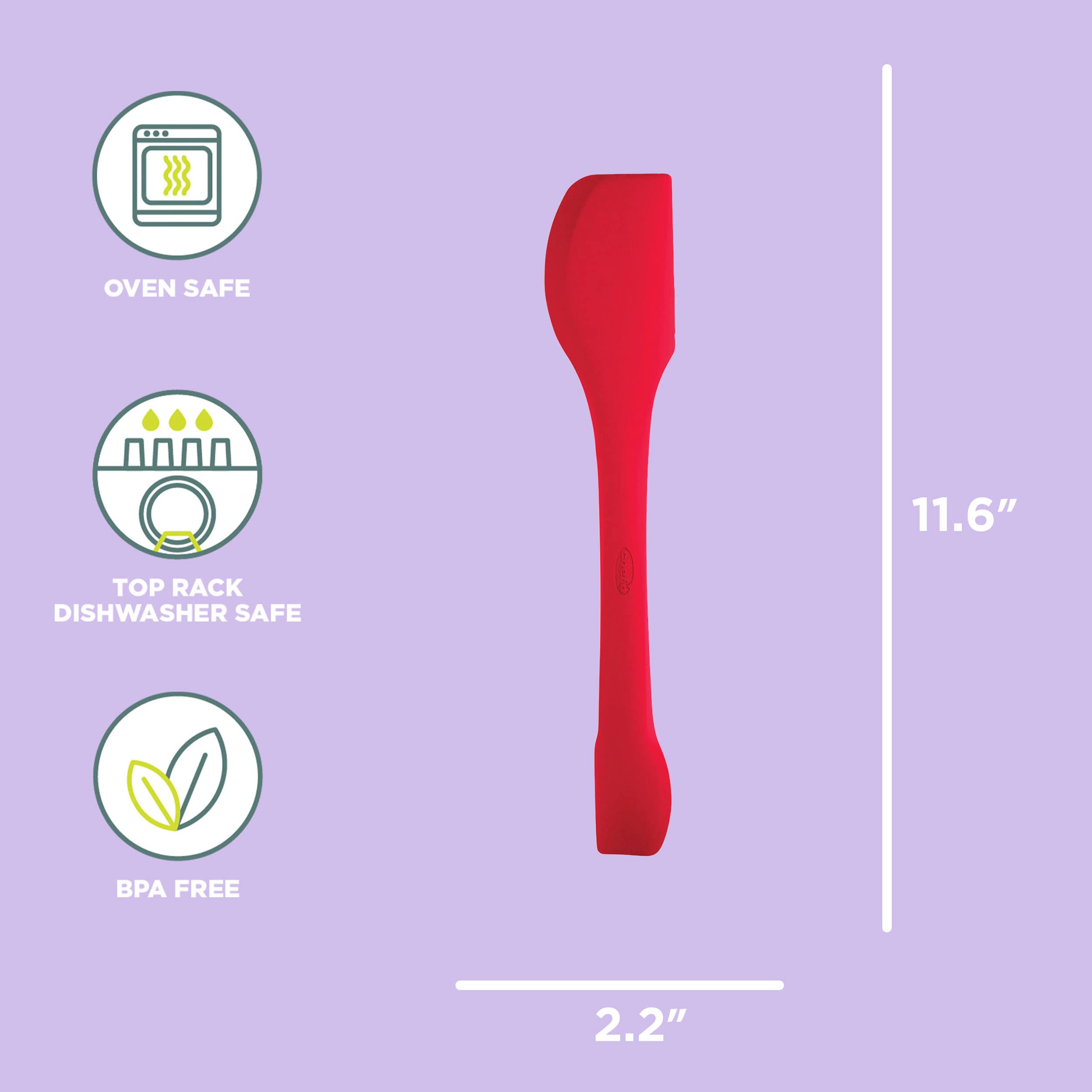 Chef'N Switchit Silicone Spatula (Cherry)