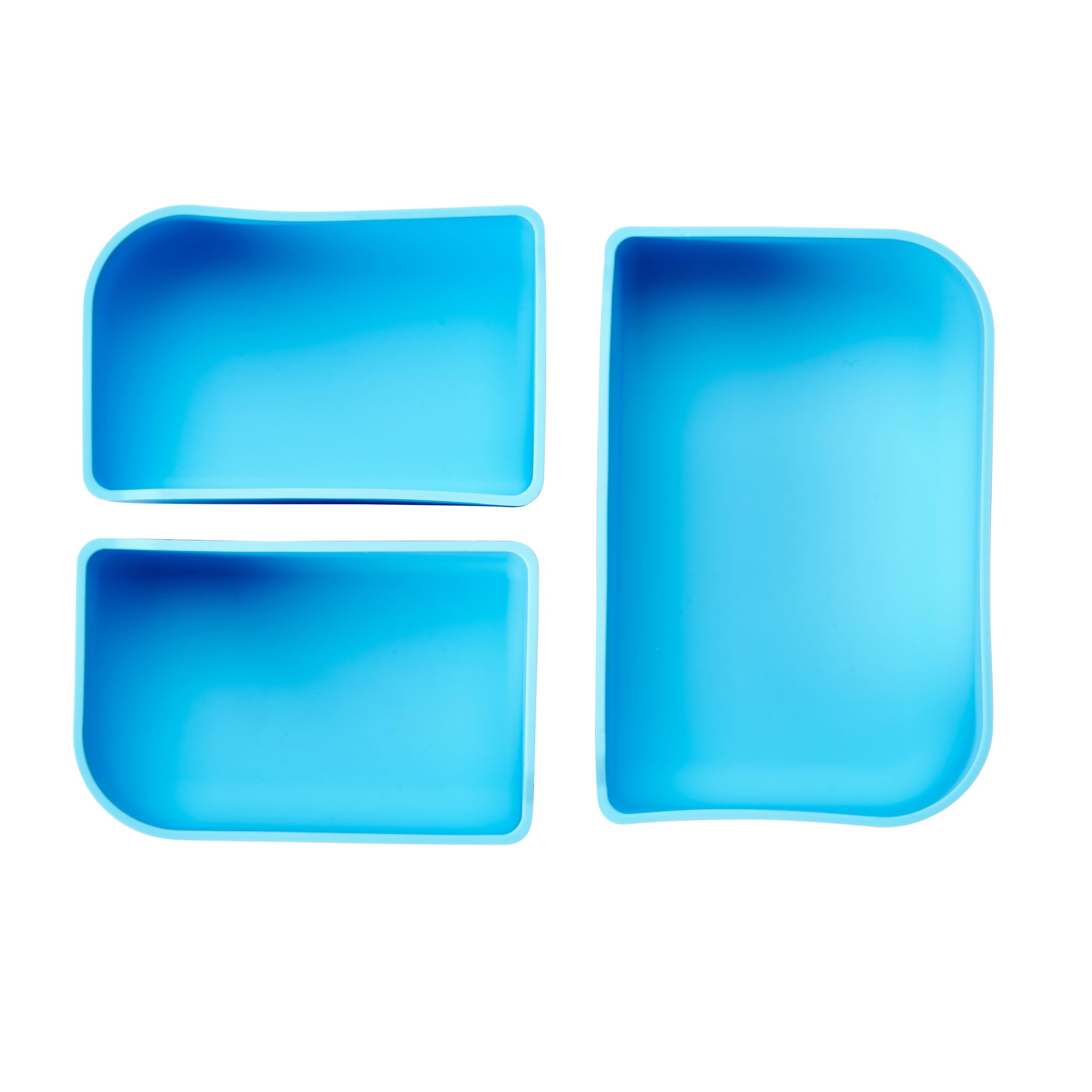 Lunchbots Build -A- Bento Lunch Box, Silicone Bento Box For Kids, Multi-Compartment Lunch Container, Oven & Dishwasher Safe, Bpa
