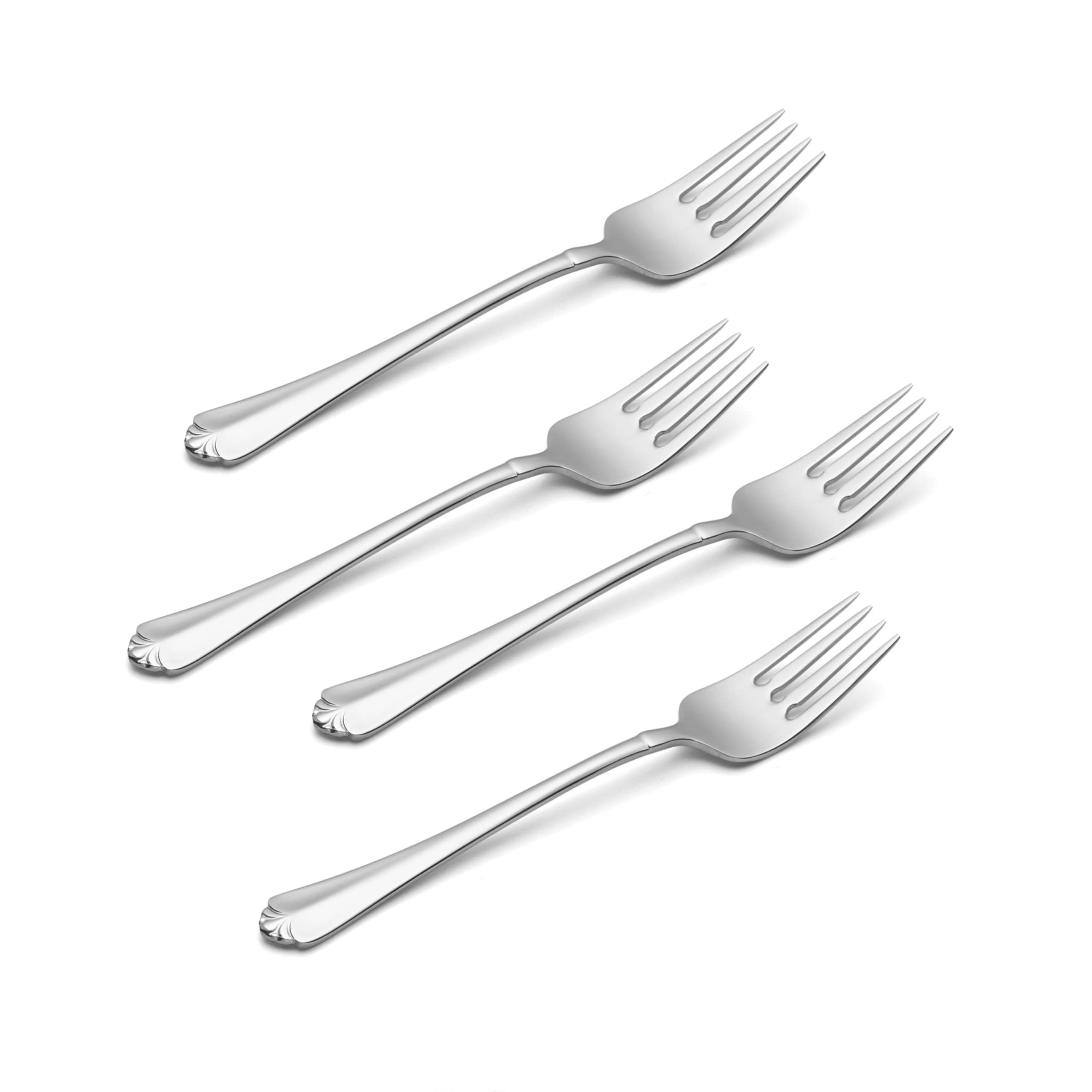 Oneida Julliard Flatware, Set Of 4 , 18/10 Stainless Steel, Silver
