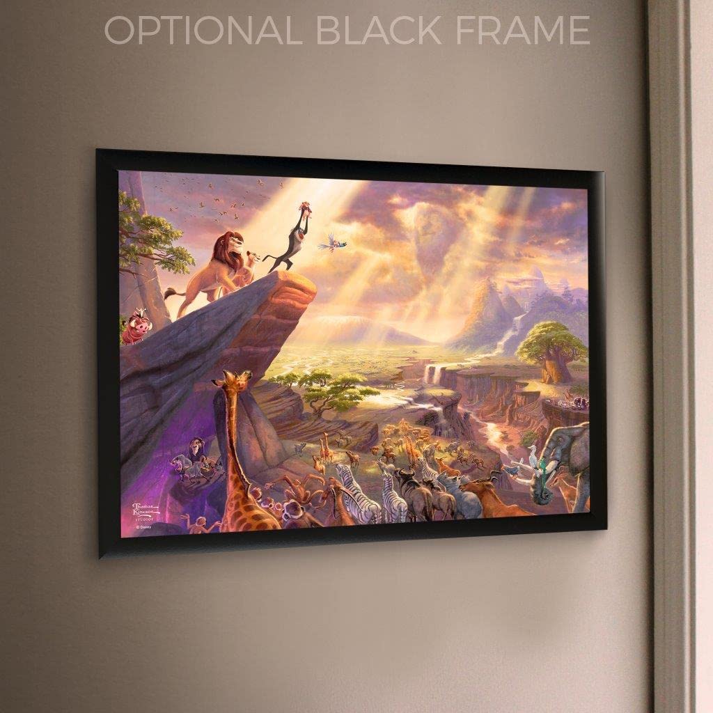 Mightyprint Disney - The Lion King - Circle Of Life Pride Rock - Durable 24    X 17 Wall Art - Not Made Of Paper - Officially Li