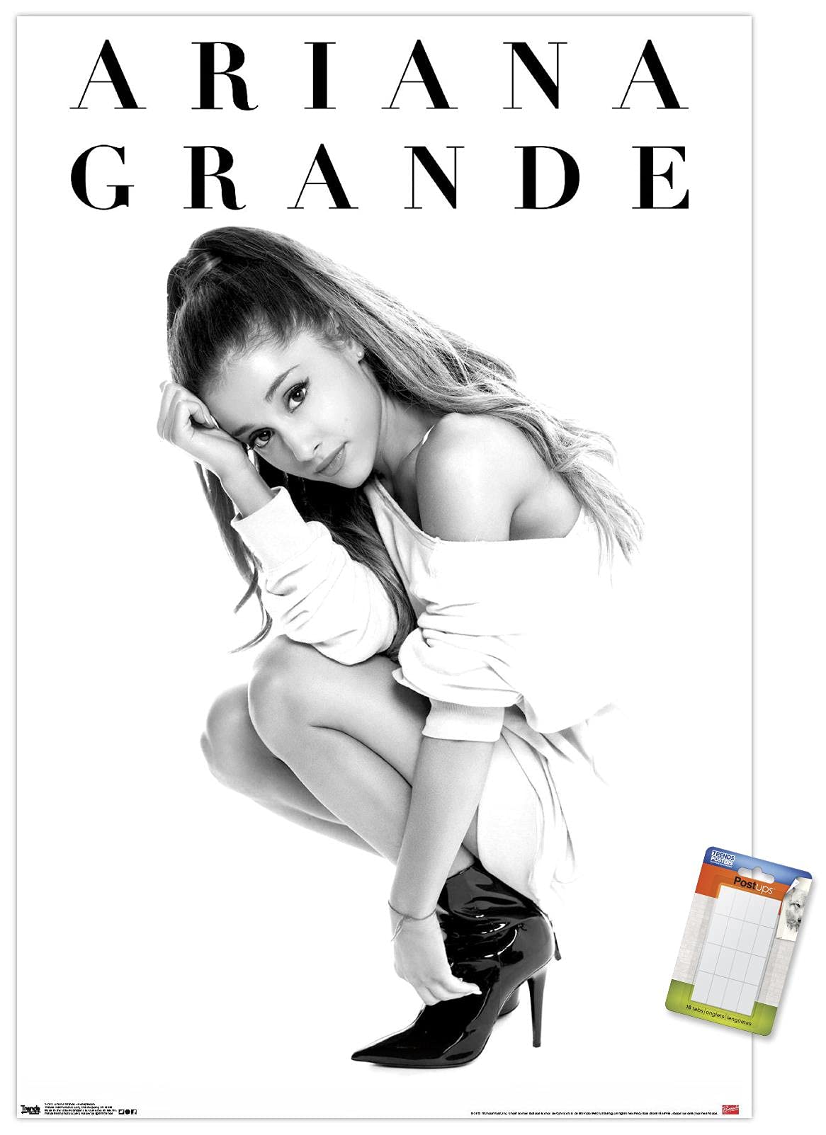 Trends International Ariana Grande - Honeymoon Wall Poster, 22.4L X 14.7W, Premium Poster & Mount Bundle