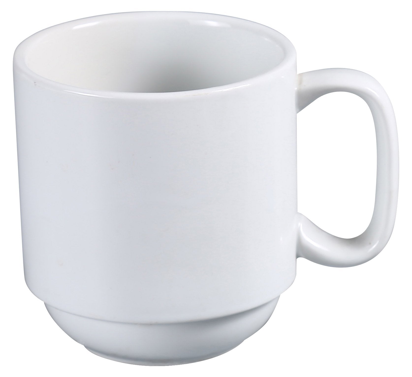 Yanco Ac-16-P Abco Prime Stackable Coffee/Tea Mug, 16 Oz, Porcelain, Super White, Pack Of 36