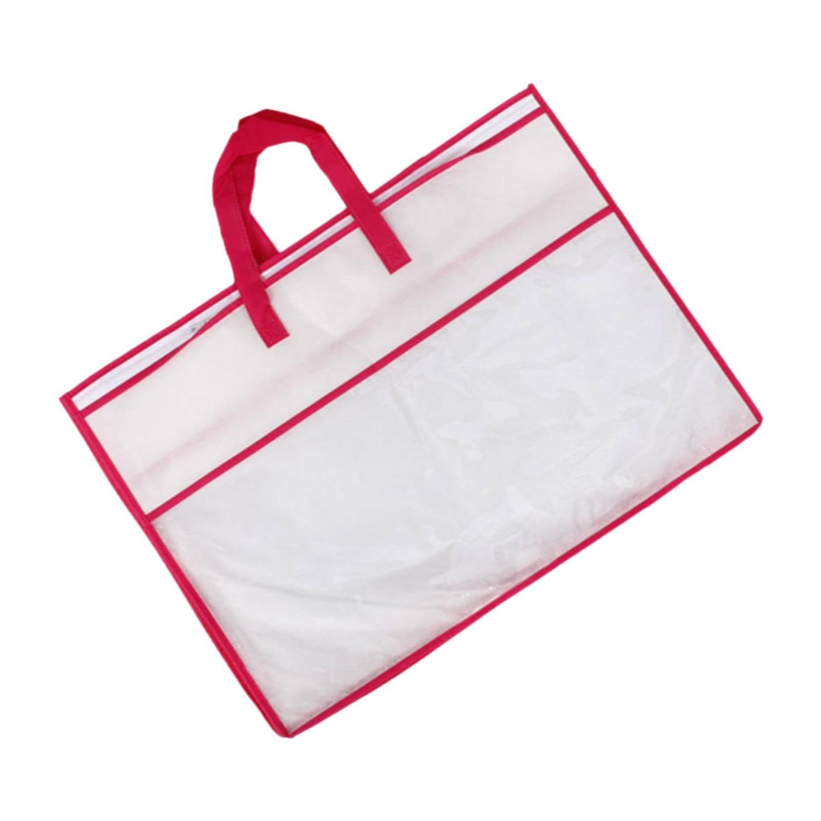 Ecomistiq Closet Organizer Moving Bag Clothes Organizer For Clothes Blankets Bed Sheet Red Edge | Storage Bags | Home Organizati