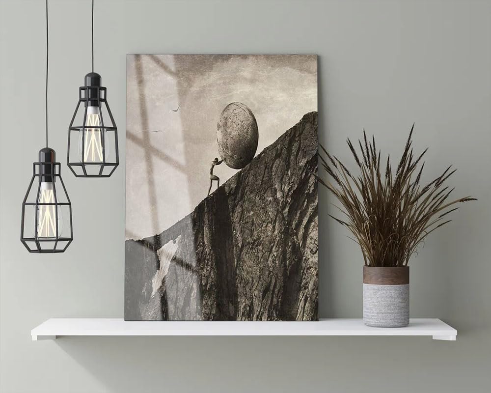 Designskinz Wall Art | Acrylic Glossy Printed Frame|Home Decor For Living Room, Bedroom, Office, Study, Shelf (9X11Inch) - Sisyp