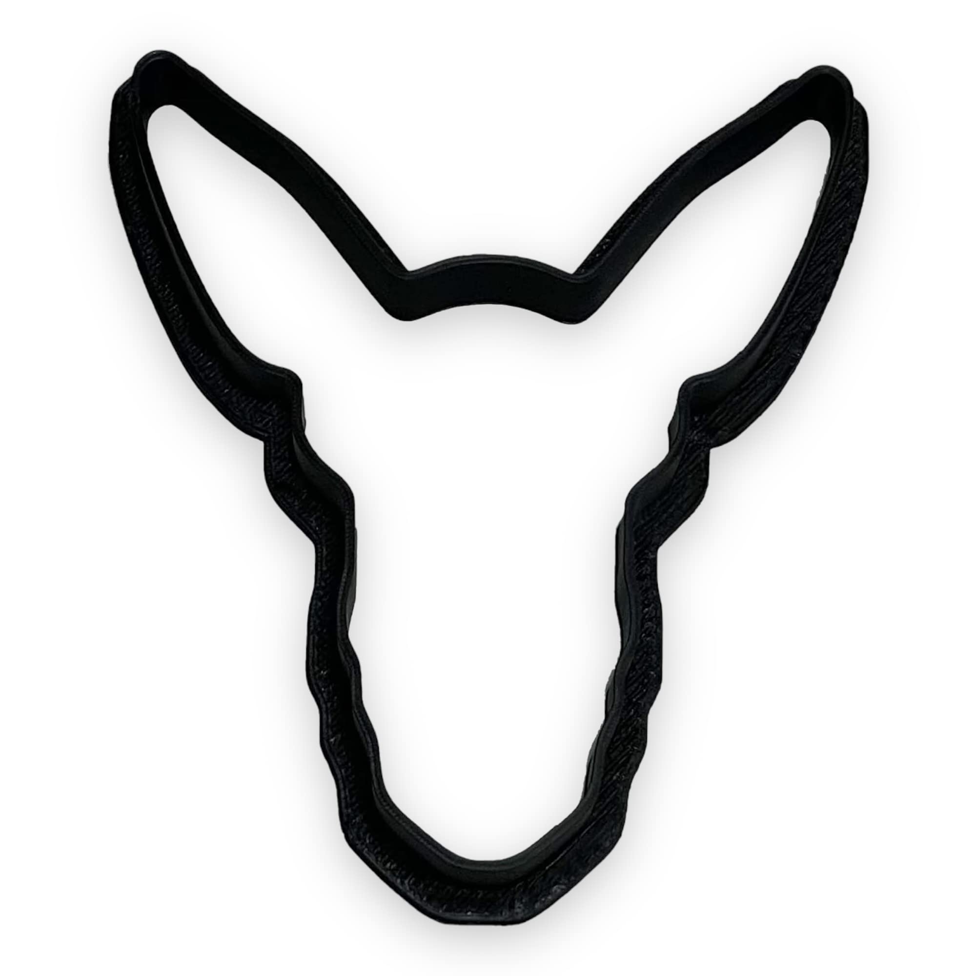 Donkey Head Cookie Cutter With Easy To Push Design (4 Inch)