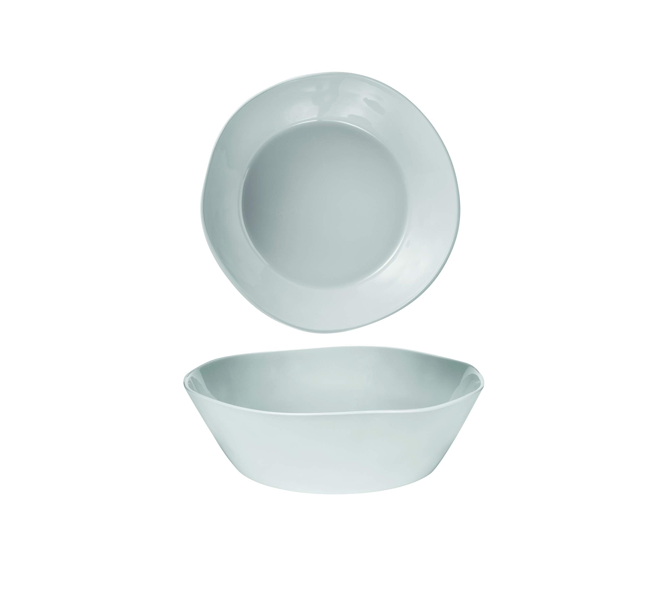 American Metalcraft Cbl185Cl Round Melamine Serving Bowl, Crave Collection, Cloud, 185-Ounces