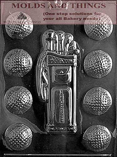 Golf Ball Chocolate Candy Mold, Sports Chocolate Candy Mold With Copywrited Molding Instruction