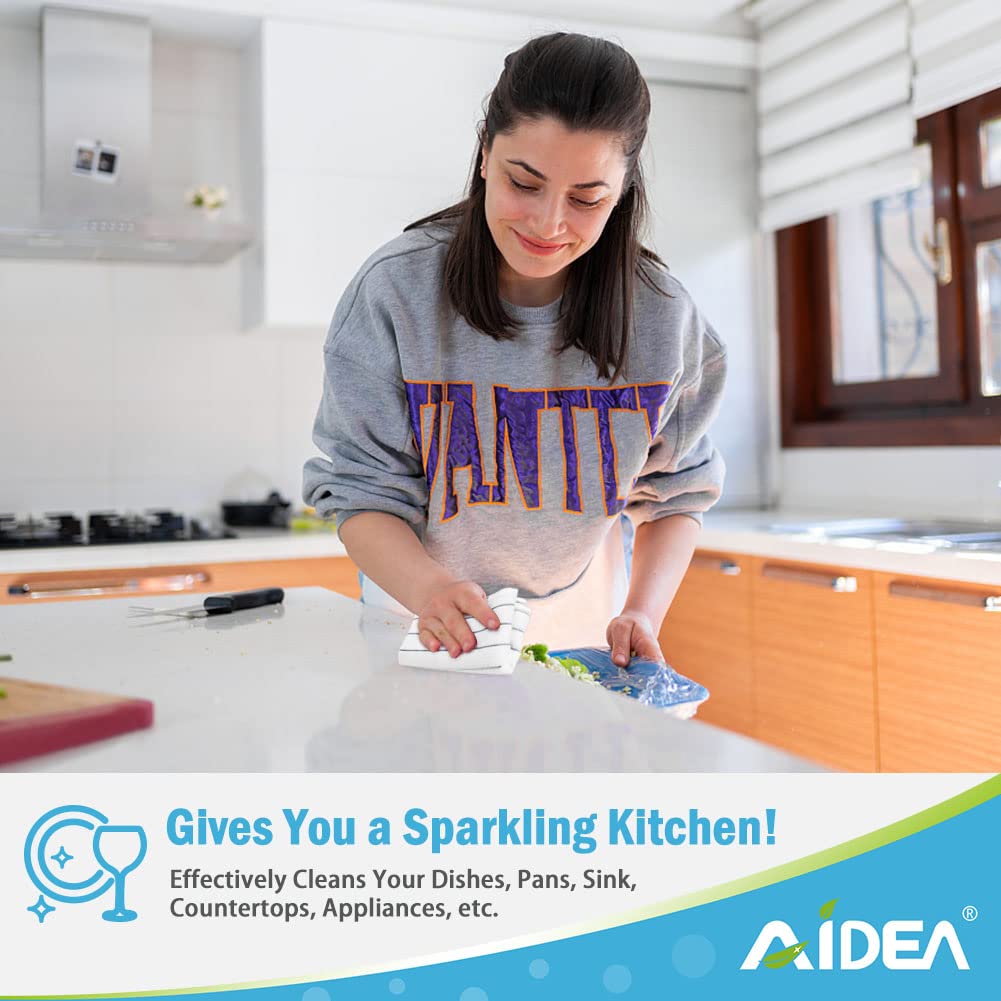 Aidea Kitchen Towels, Absorbent Dish Towels For Kitchen, Soft Dish Towels For Home, Multi-Purpose Cloths For Household Cleaning