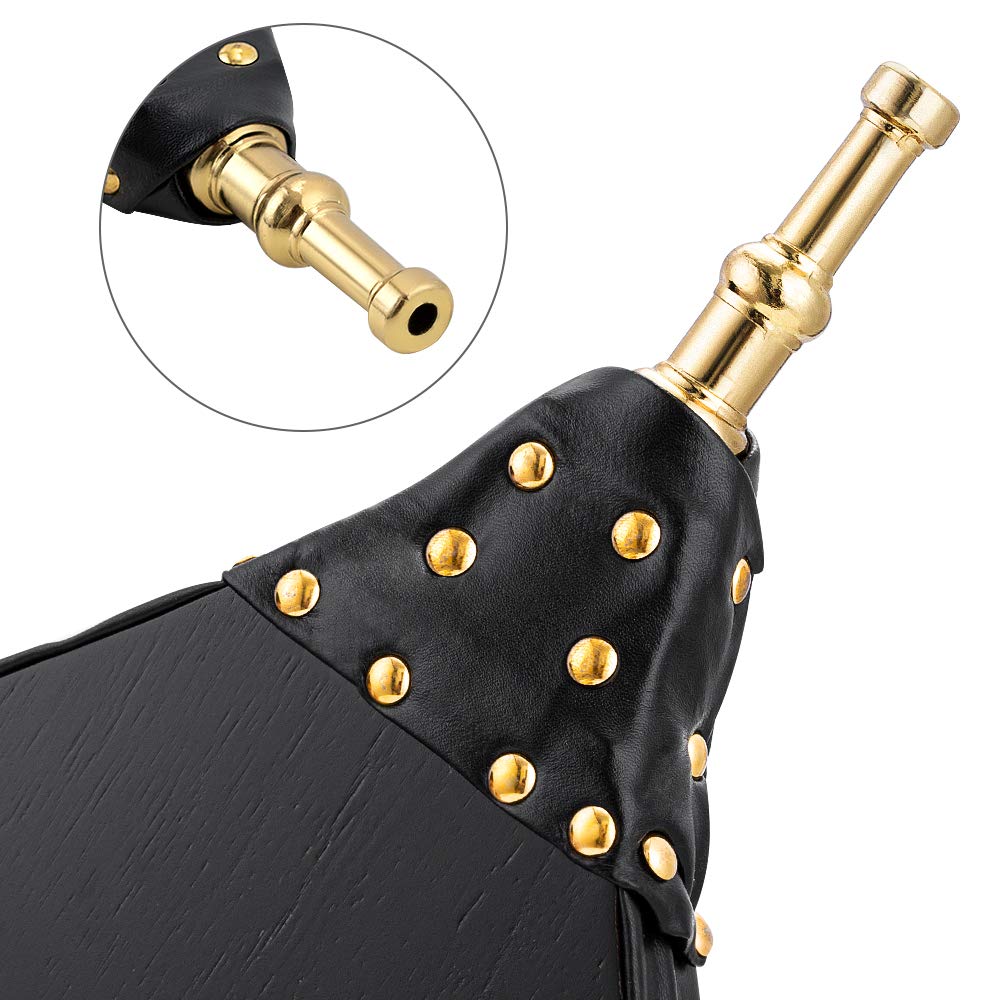 Amagabeli Fireplace Bellows 17''X 7.5'' Large Wood Air Blower Cast Nozzle For Outdoor Camping Bbq Grill Chimney Hand Bellow Pump