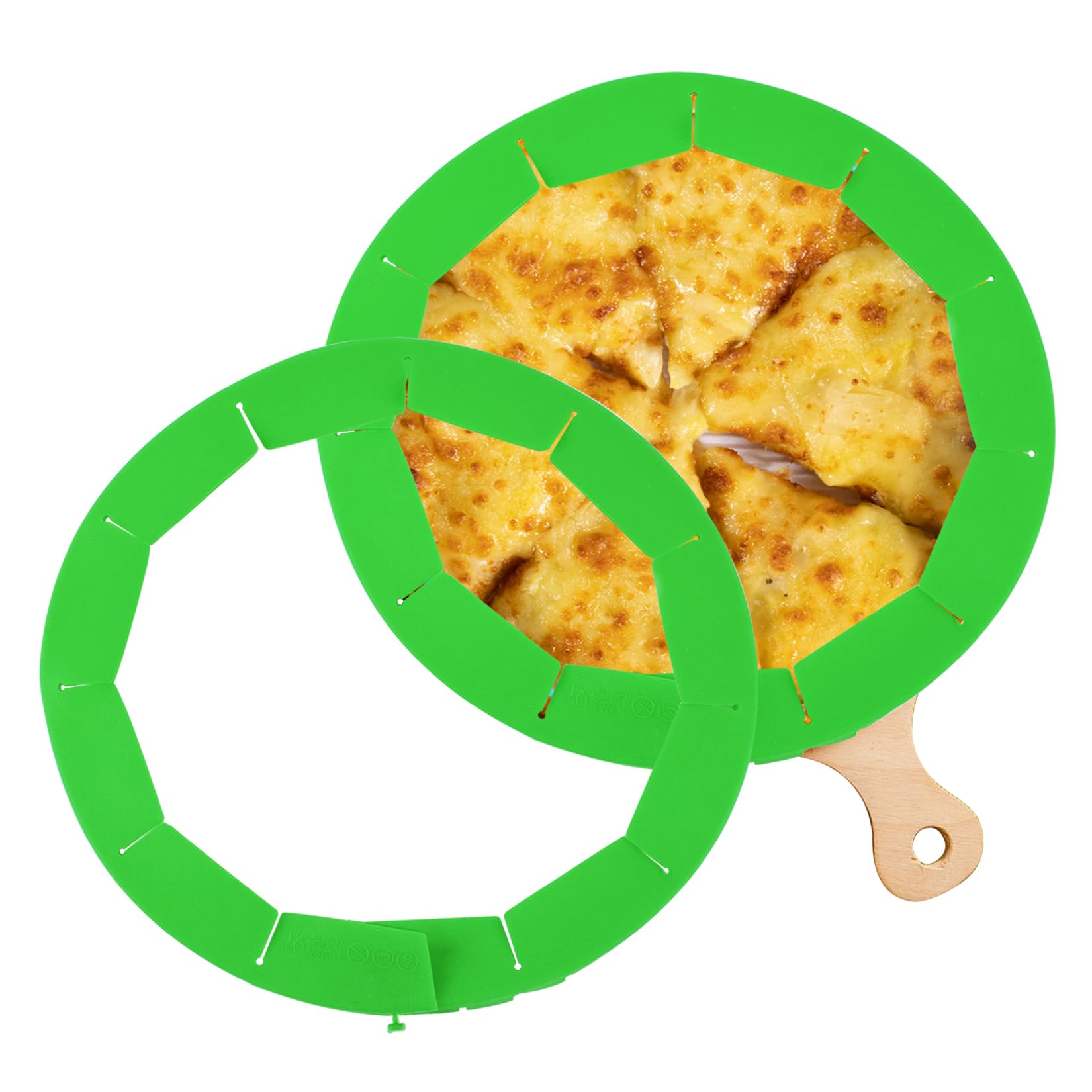 CARGEN Pie Crust Shield, Adjustable Pie Crust Covers for Edges of Pie Silicone Pie Crust Protectors when Baking Pie Baking Acces