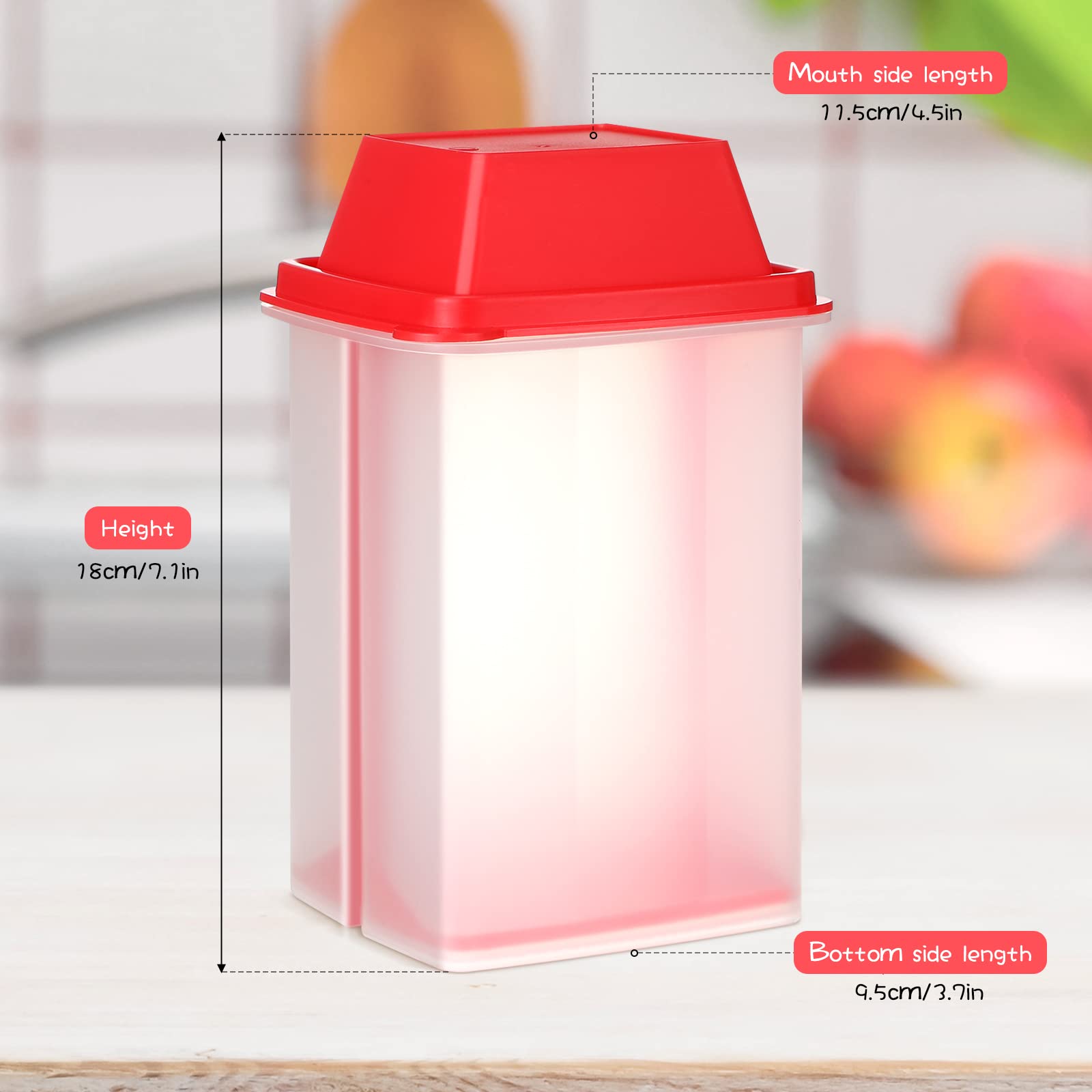 Chengu Jalapeno Container Pickle Containers With Strainers Pickle Jar Containers Square Jalapeno Dispenser Large Pickle Keeper P