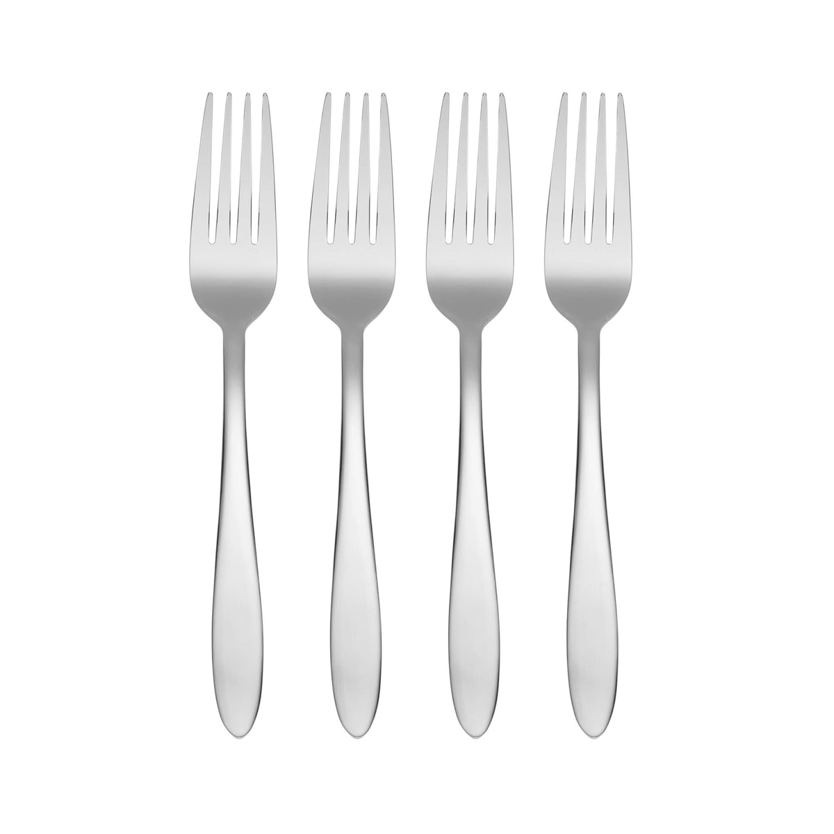 Oneida Mooncrest Dinner Forks, Set Of 4 B336004A, Silver, Set Of 4, Dinner Forks