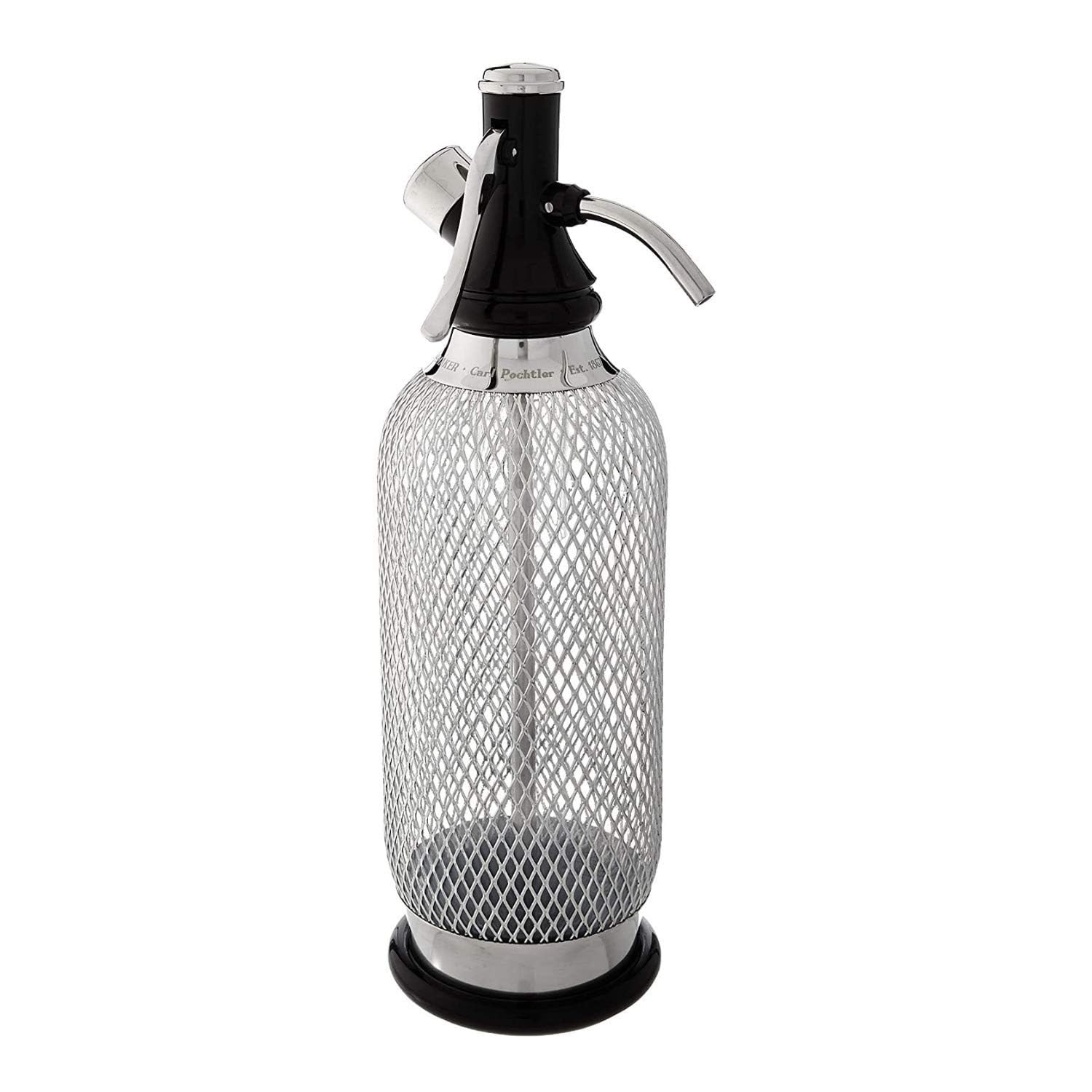 iSi Sodamaker Classic Mesh 1 Quart Soda Siphon Bottle with Chargers