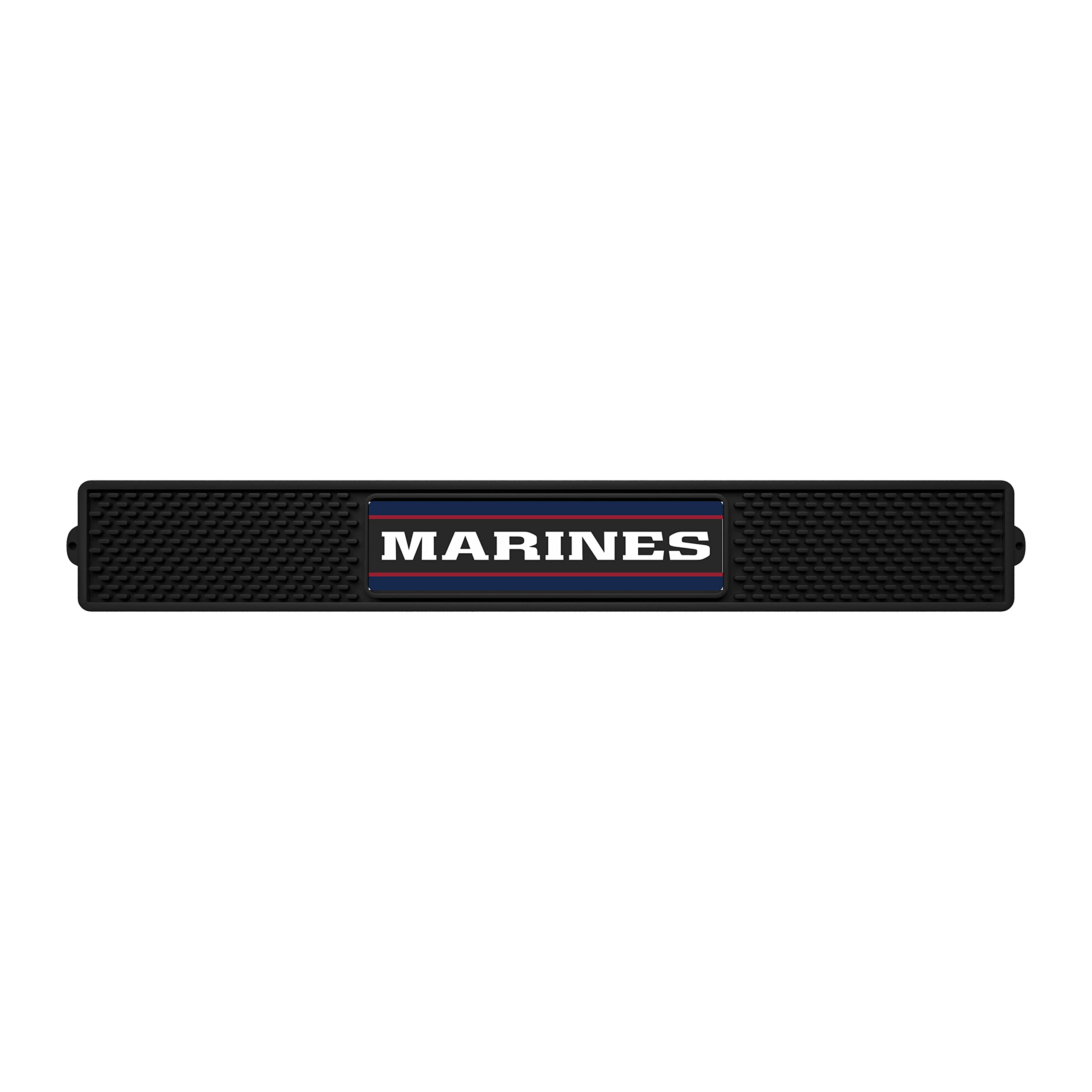Fanmats 15716 U.S. Marines Drink Bar Mat - 3.25In. X 24In. - Durable Dish Drying Mat, Easy Clean, Counter Mat