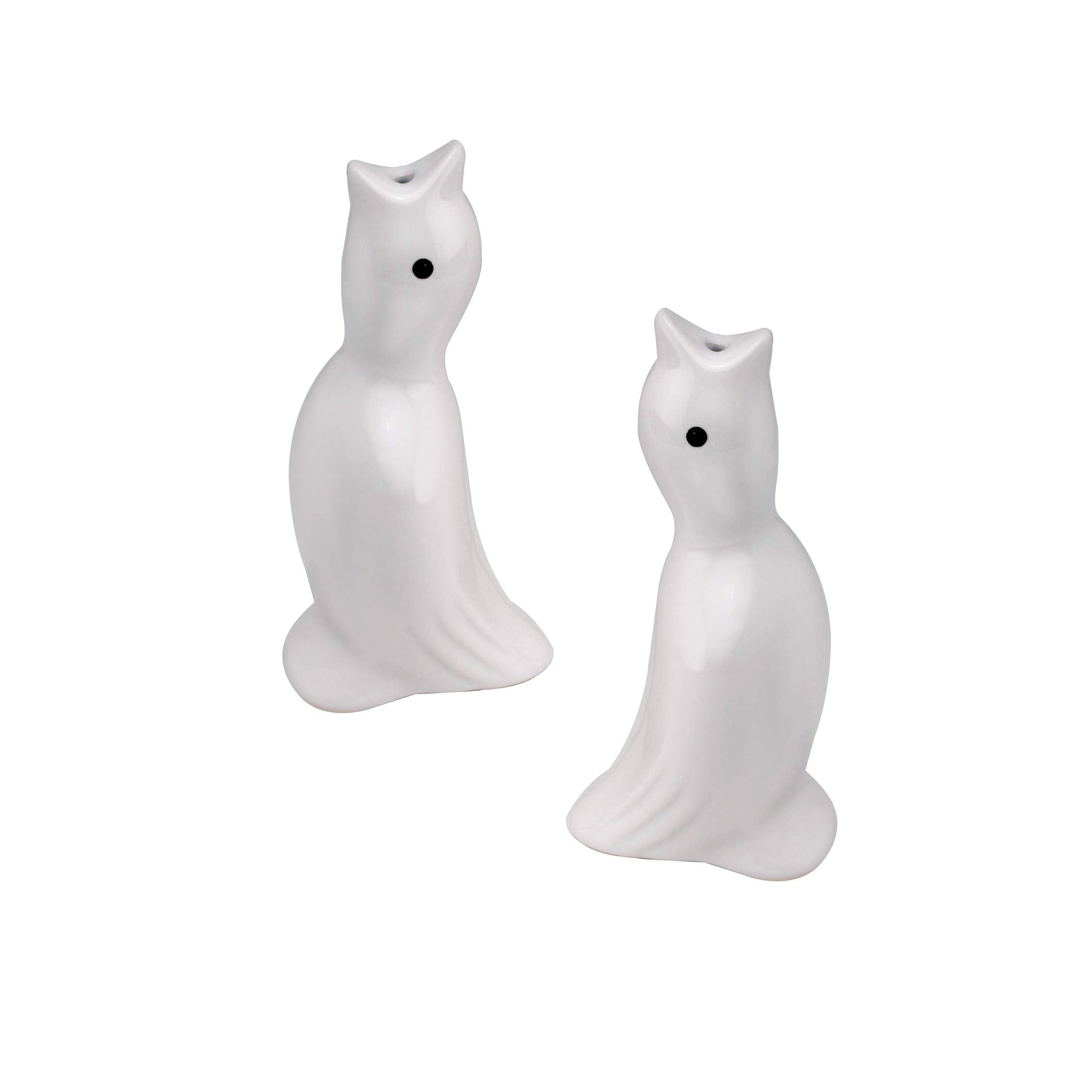 Mrs. Anderson'S Baking Pie Birds, Fine White Porcelain, Set Of 2