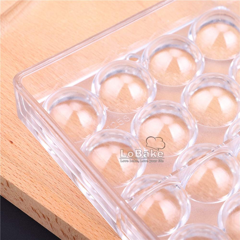 Lobake 32 Cavities 2.7Cm Diameter Half Ball Shape Polycarbonate Pc Chocolate Mold Starry Heven Candy Making Mouls Diy Bakery Too