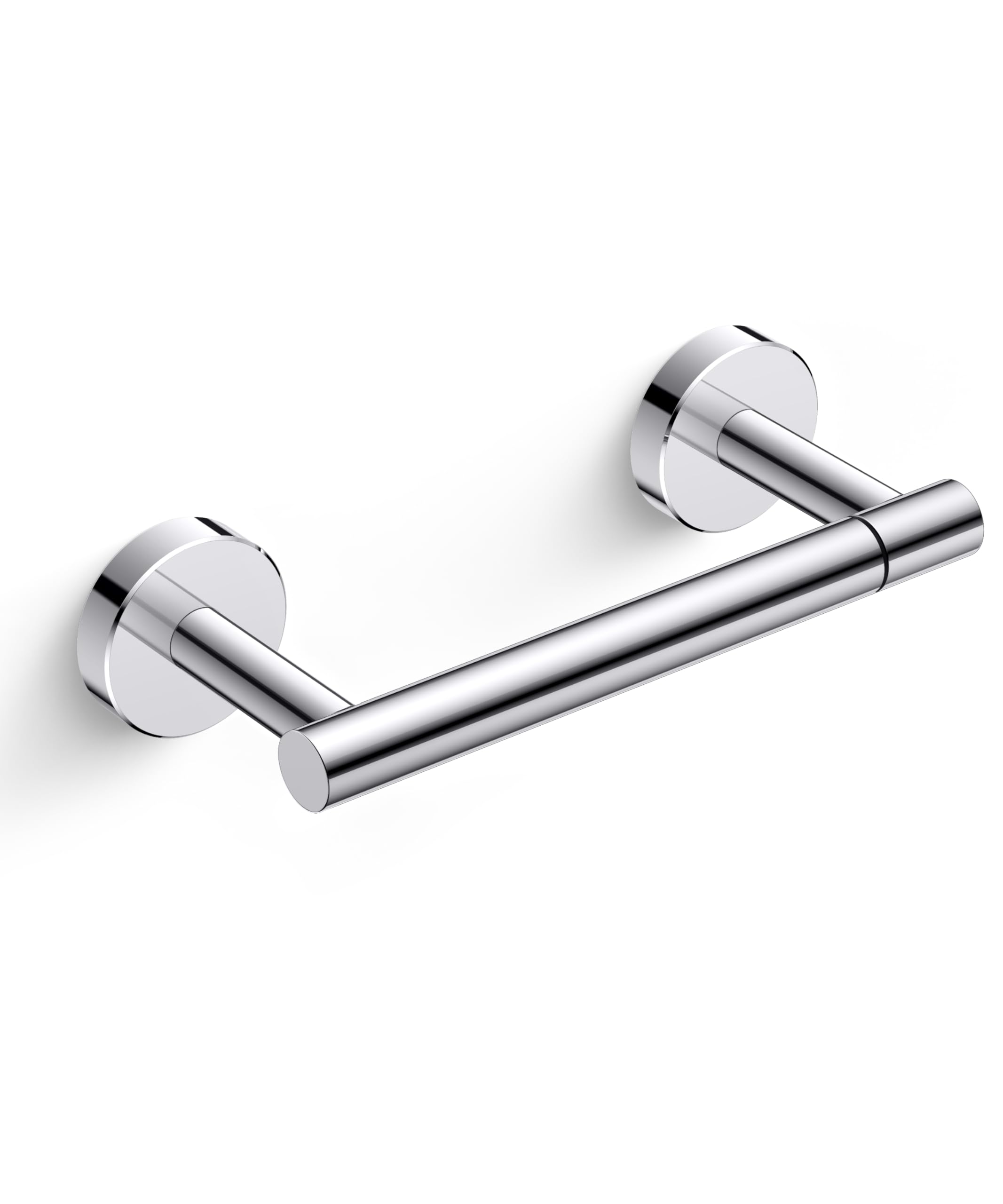 Forious Chrome Toilet Paper Holder Wall Mount, Polished Finish Bathroom Toilet Paper Holder Sus 304 Stainless Steel Toilet Paper