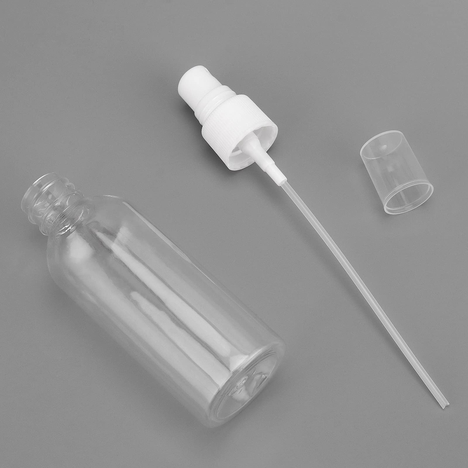 Seunmuk 40 Pack 2.7Oz/80Ml Spray Bottles With Pump Spray Cap, Clear Fine Mist Empty Plastic Spray Bottles, Travel Size Refillabl