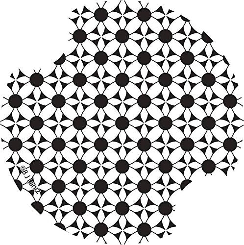 Thirstystone Flowers Car Cup Holder Coaster, Black And White, 2-Pack (Dnz23)