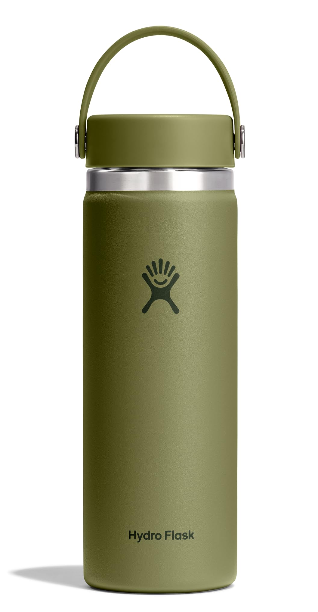 Hydro Flask Water Bottle  Insulated Stainless Steel  Wide Mouth Flex Lid, Non Spill, Leakproof and Refillable in 20 Oz Palmer 
