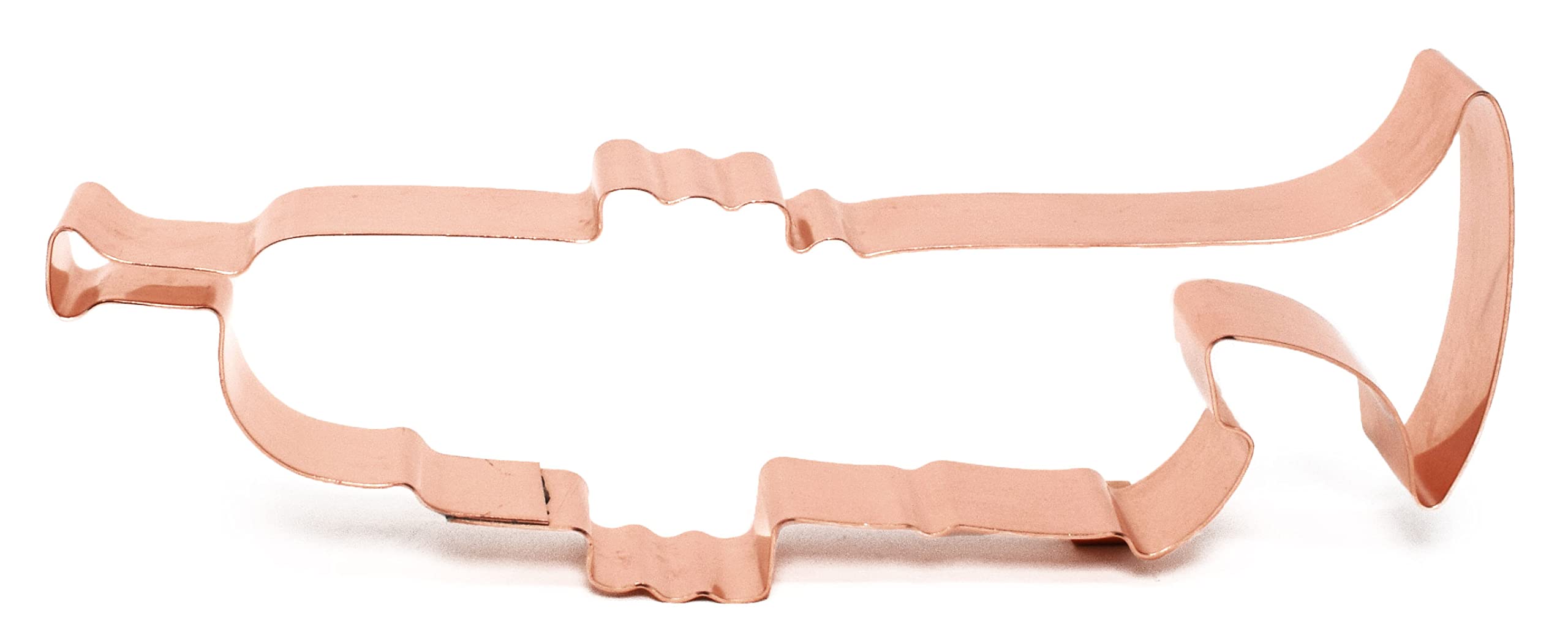 Trumpet Musical Instrument Copper Cookie Cutter