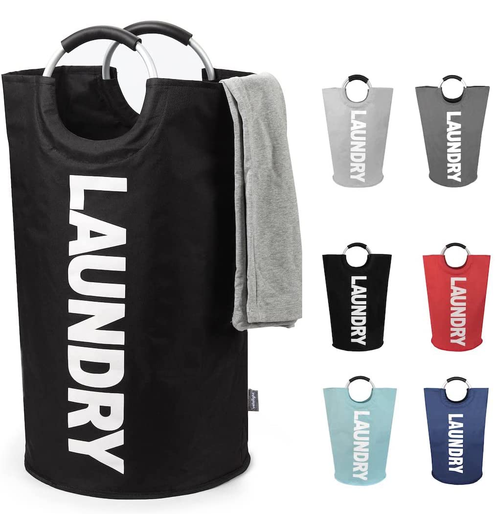Velolight Laundry Basket with Handles (X-Large 115 Lts) Big Foldable Laundry Bag Waterproof Bin Hamper for Dirty Used Clothes fo