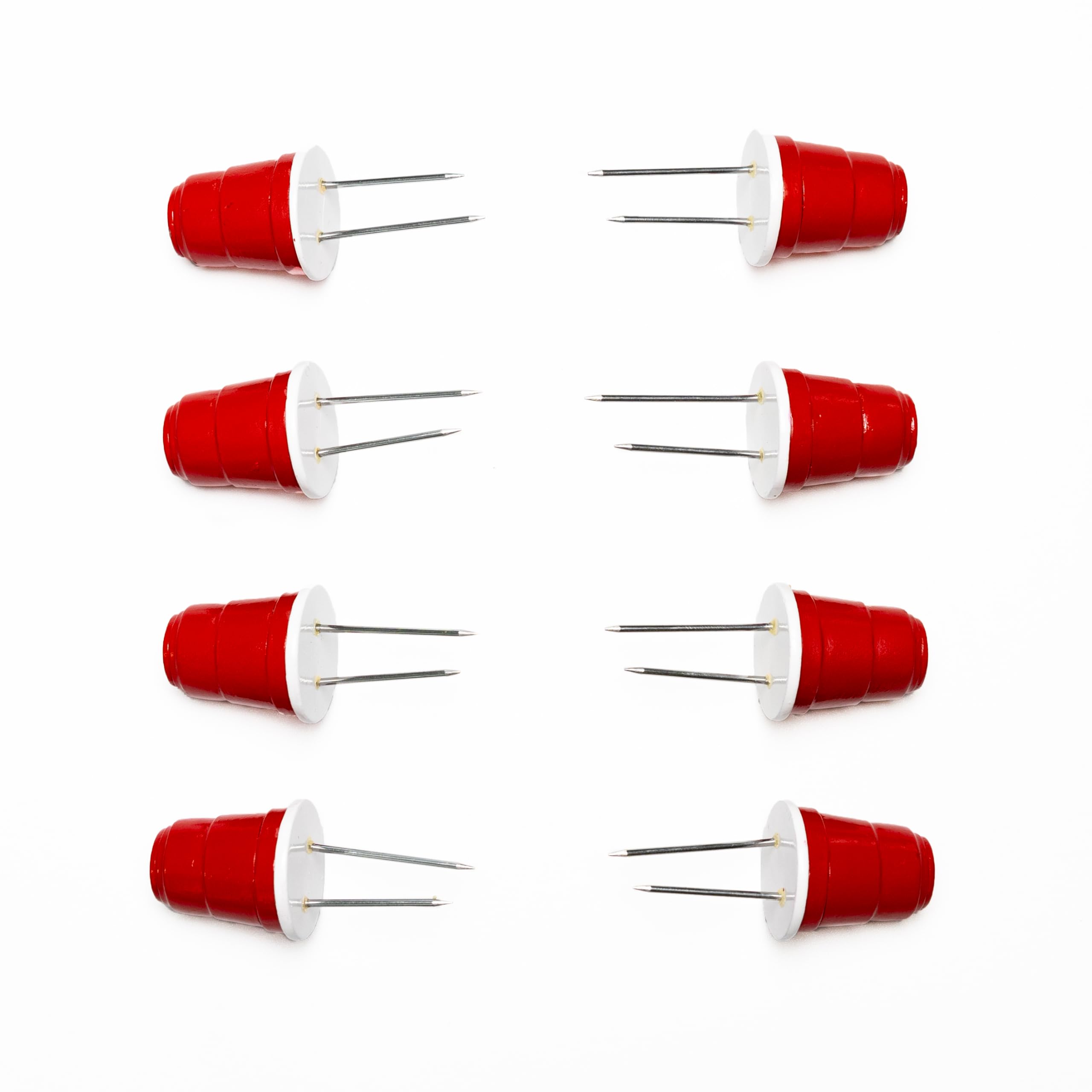 Outset Corn Holders, Red Party Cup Design, Set Of 8