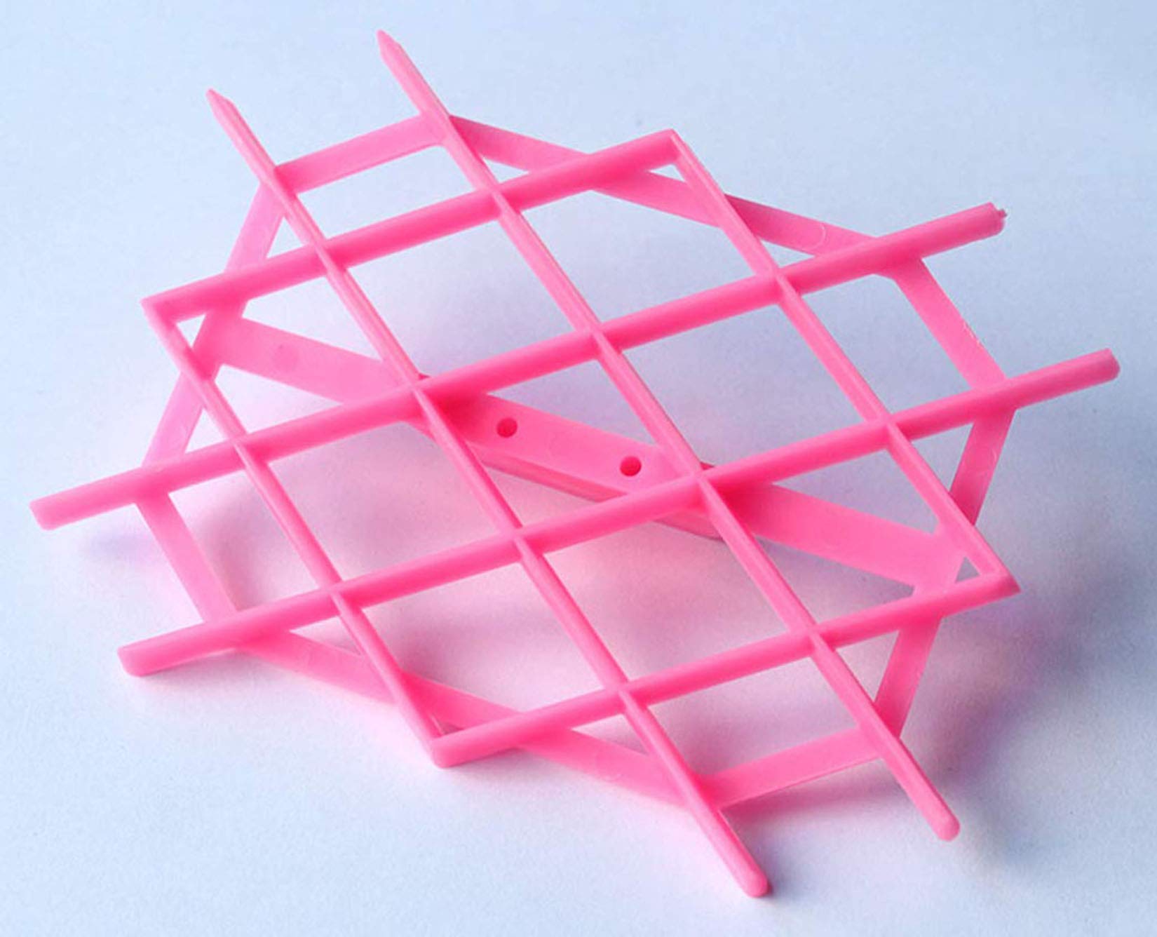 Wjsyshop Rhombus Diamond Shape Fondant Cake Mould Embosser Embossing Cutter Mold Stamp Tool