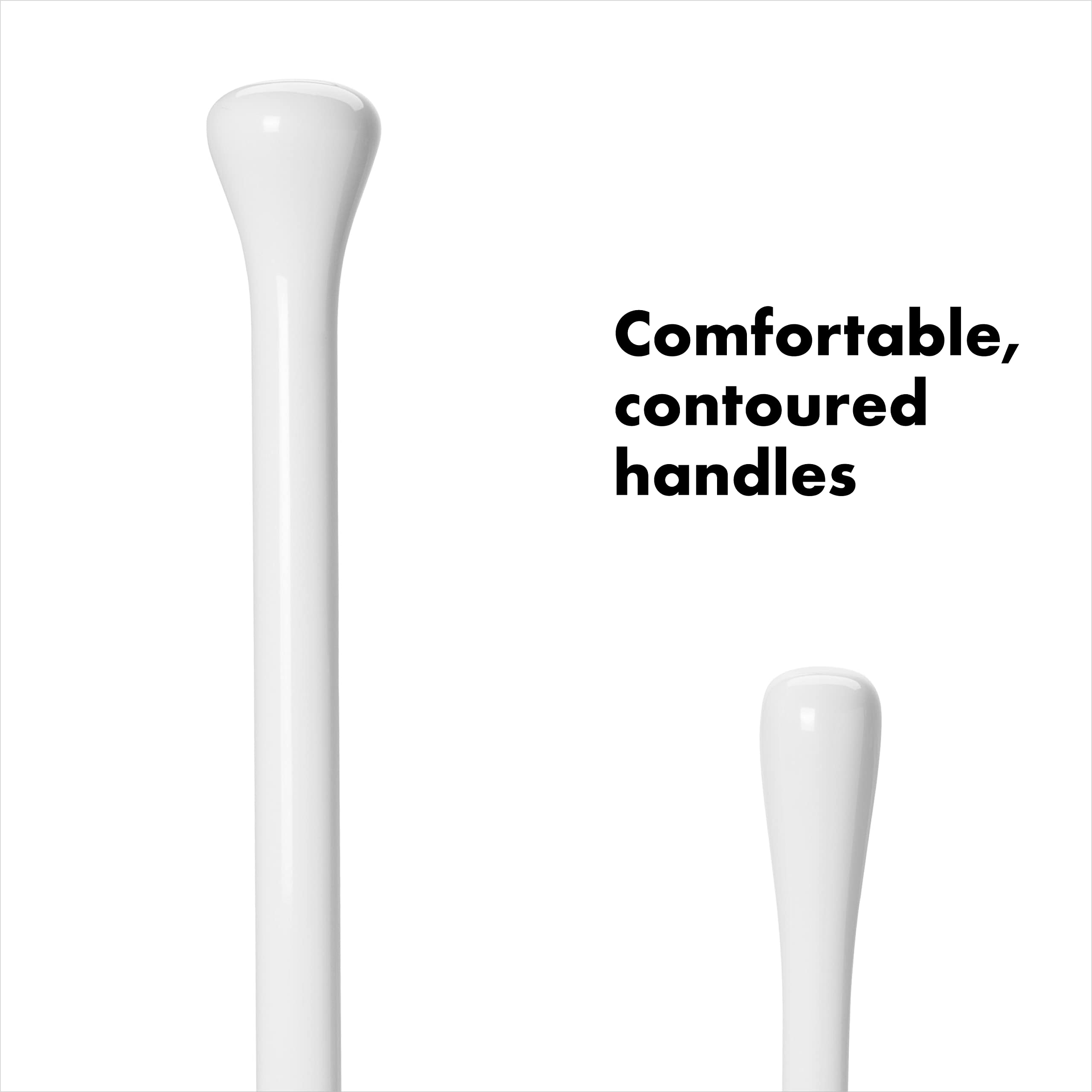 OXO Good Grips Set Toilet Brush & Plunger Combo  White
