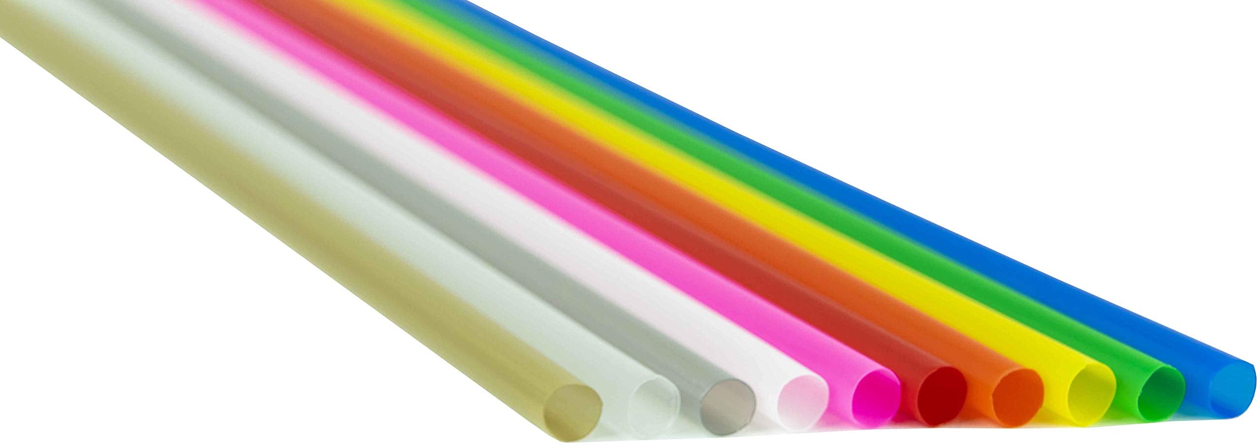 Made In Usa Individually Wrapped Non-Toxic & Bpa-Free Plastic Smoothie Drinking Straws (250-Count, Purple)