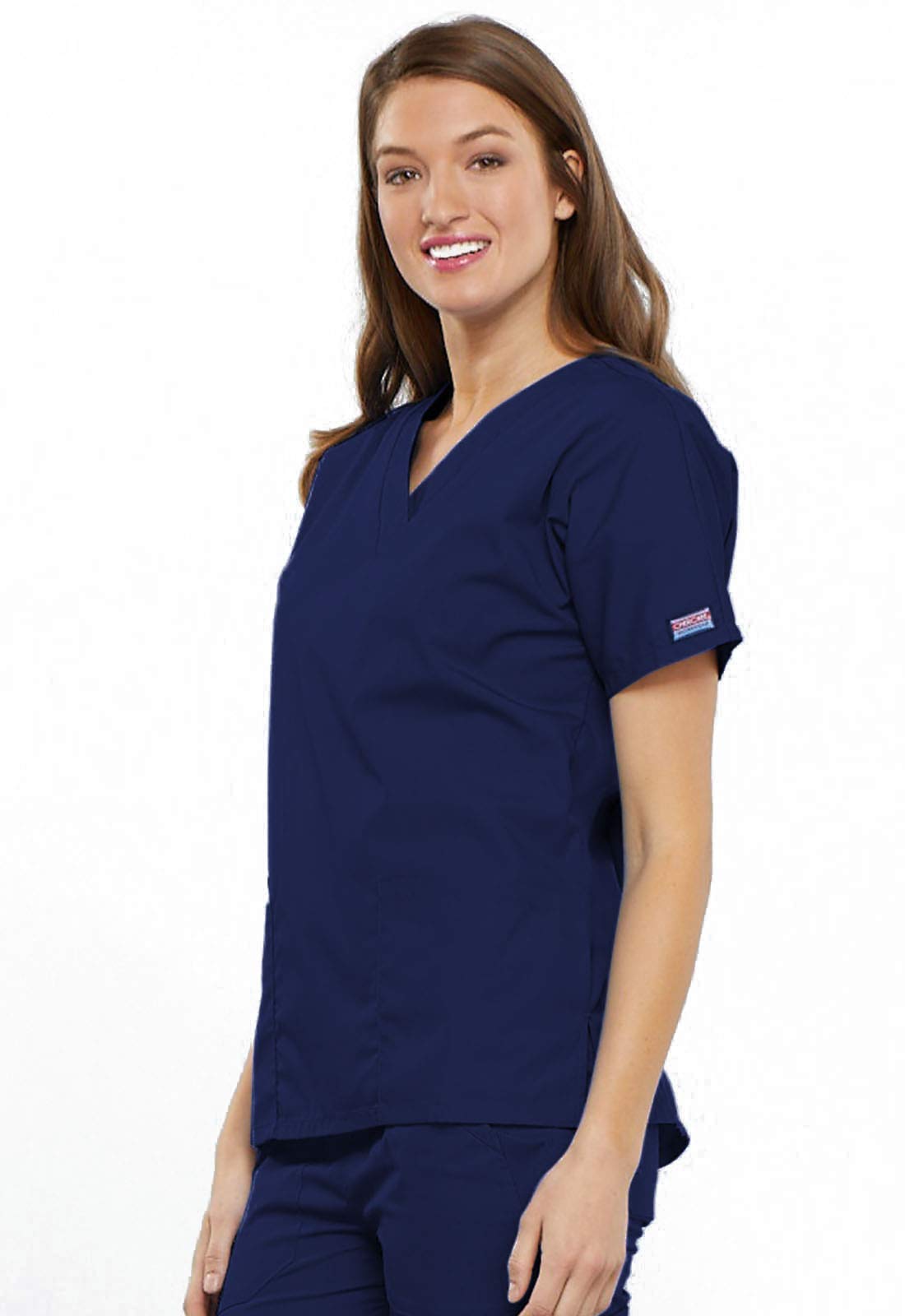 Scrubs For Women Workwear Originals V-Neck Top Plus Size 4700, 2Xl, Navy