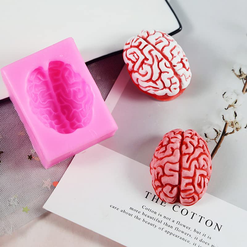 Liuxingran Heart Brain Silicone Mold Resin Kitchen Baking Tool Diy Pastry Cake Fondant Moulds Dessert Chocolate Lace Decoration