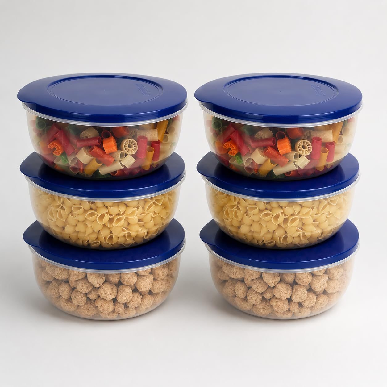 Cutting Edge 900Ml Eco Storage Container & Organizer Set Of 6 (Dark Blue)