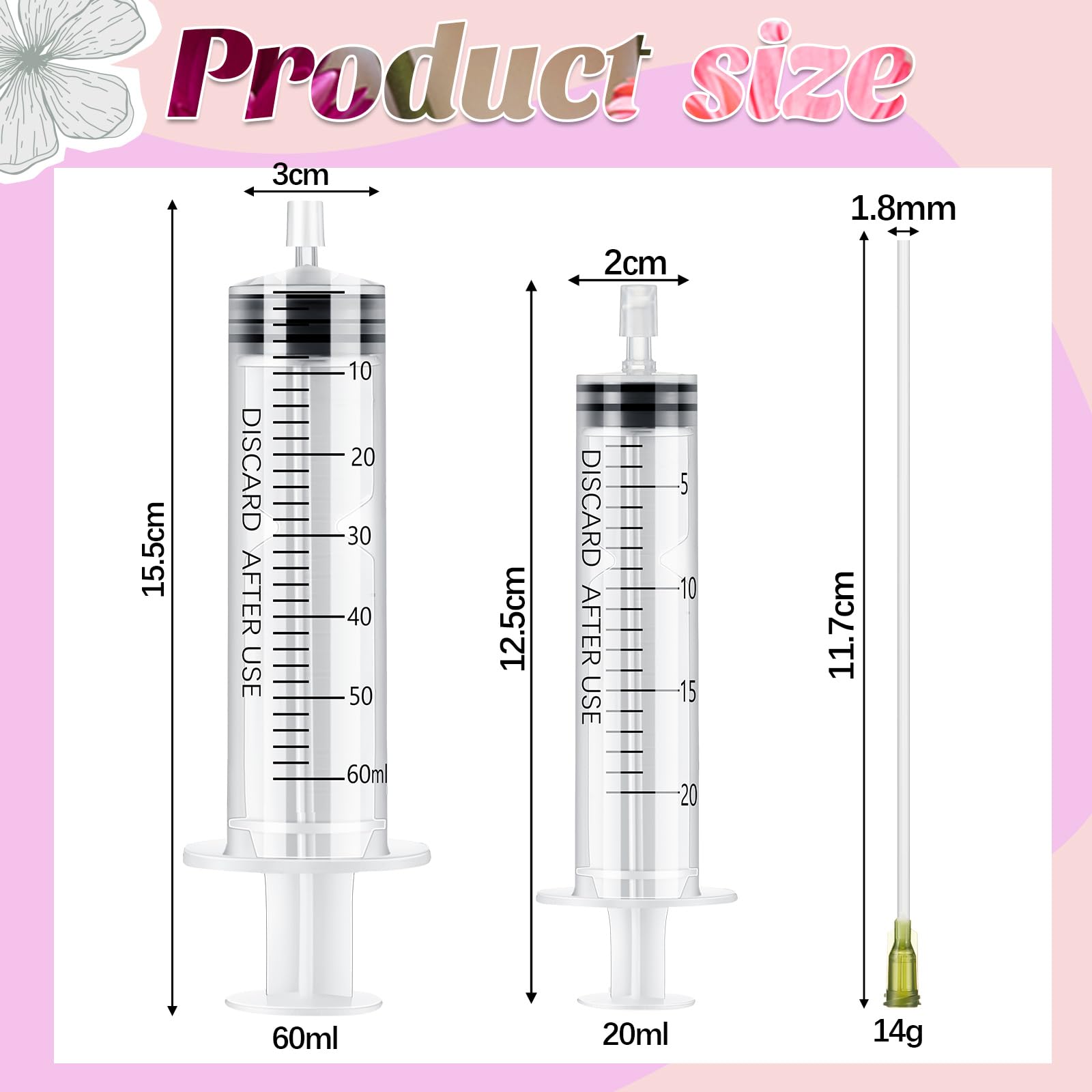 Geiserailie 6 Packs Perfume Refill Tools Kit With Soft Plastic Tube Small Dispenser For Liquid Perfume Decanter Kit Extractor Fo