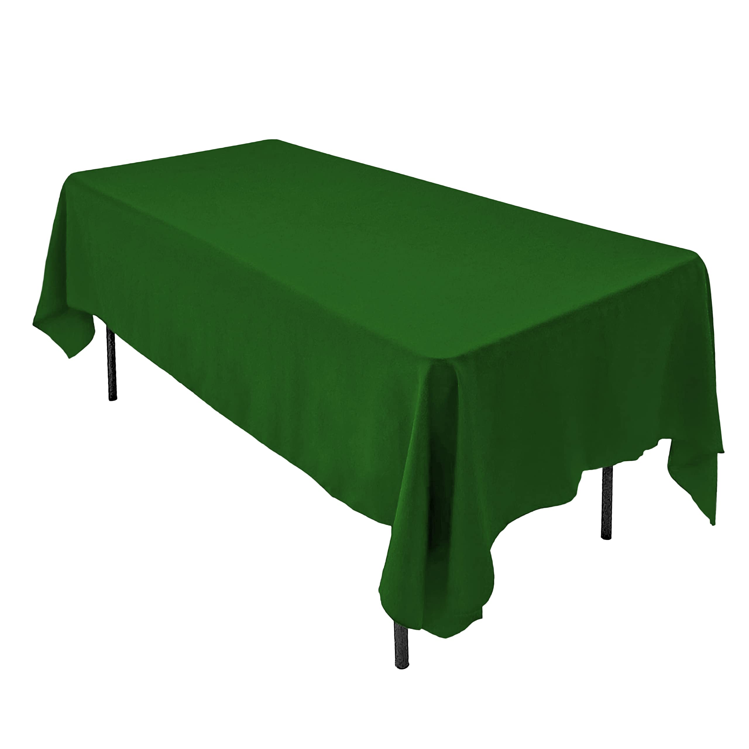 Ak-Trading 60 X 126-Inch Rectangular Polyester Tablecloth - Made In Usa - Valley Green