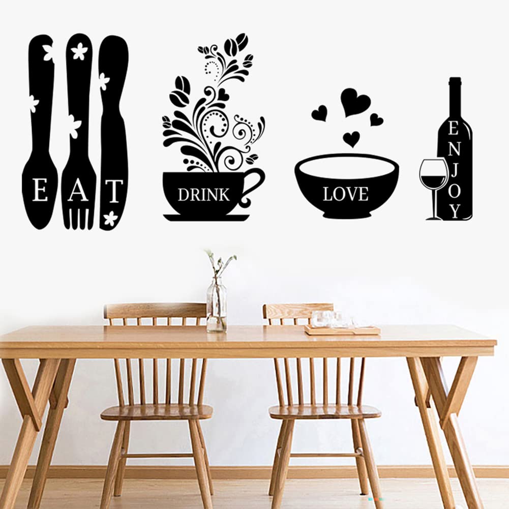 Kitchen Wall Stickers Dining Room Quotes Wall Decals The Kitchen The Heart Of The Home Vinyl Wall Sign Art Decor Home Decoration