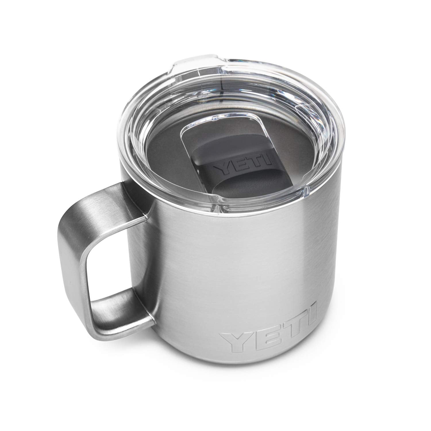 Yeti Rambler 10 Oz Stackable Mug, Vacuum Insulated, Stainless Steel With Magslider Lid, Stainless