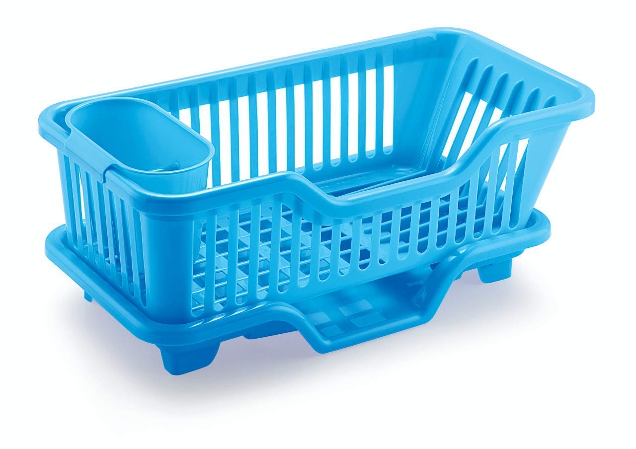 Glive (Label) Multifunctional Kitchen Sink Dish Drainer Rack Washing Holder Basket Chopsticks Spoon Organizer Tray Tableware Hol