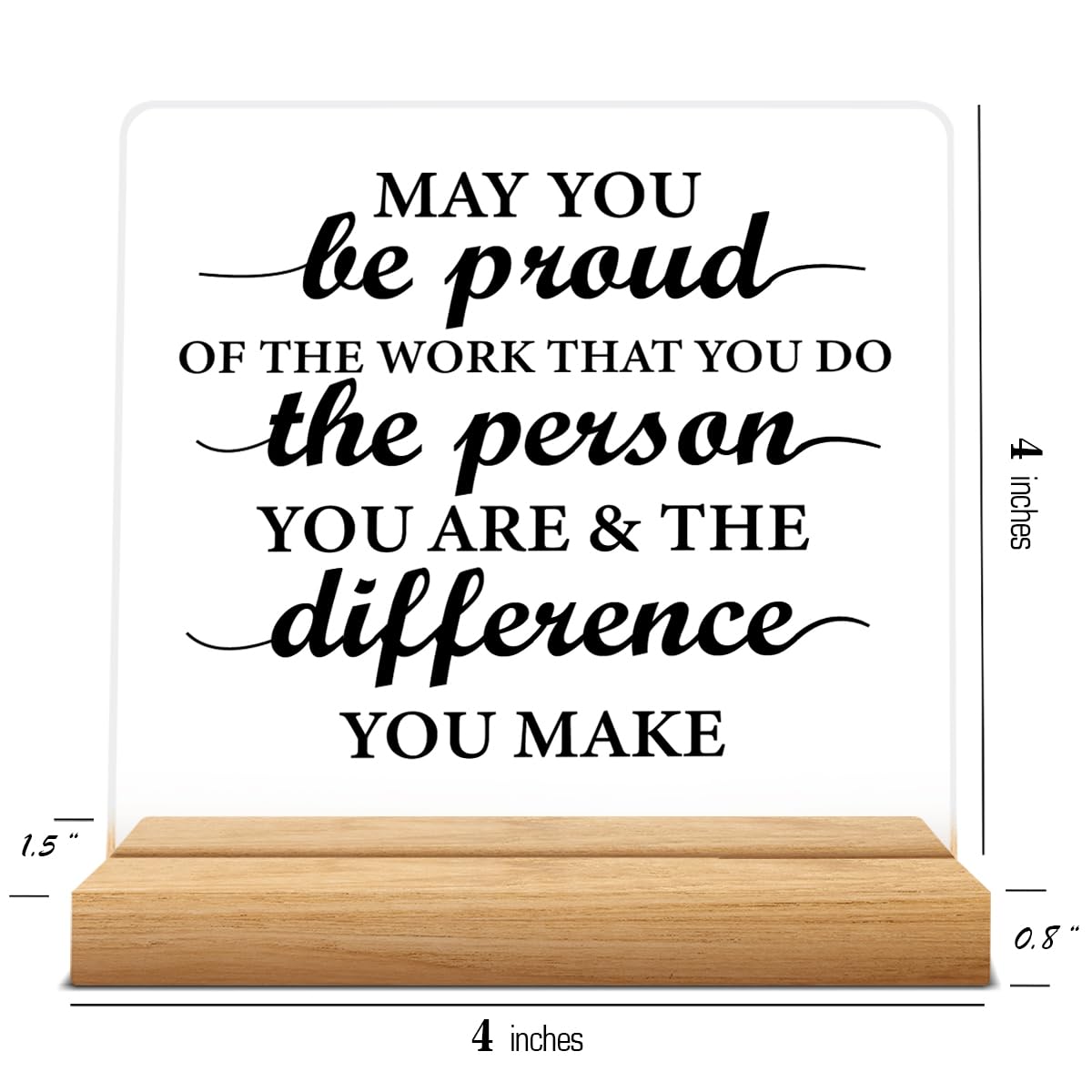 Thank You Gifts for Women Men, Appreciation Gifts for Coworkers Boss Leader Teacher Mentor Coach, New Job Gift, Coworker Acrylic