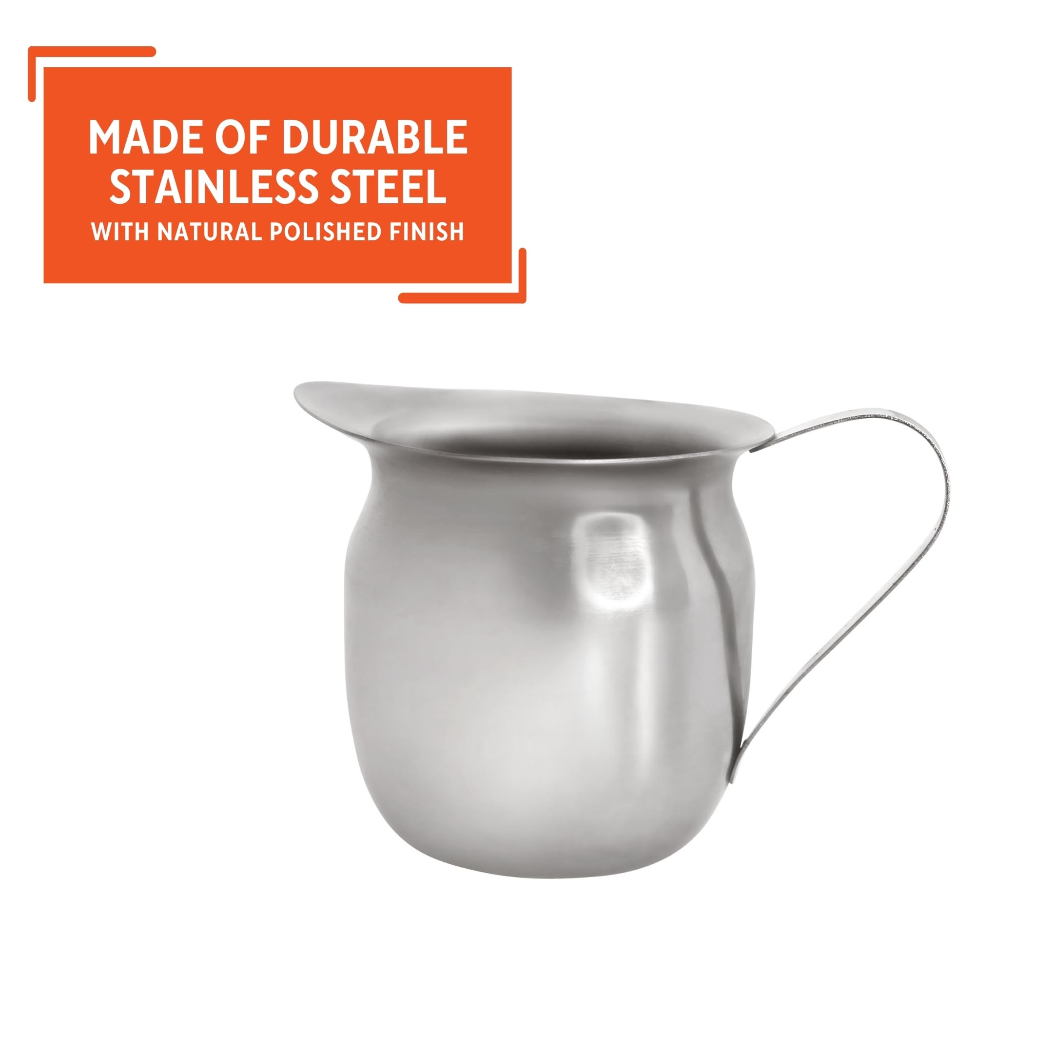 Imusa Usa Bell Creamer, 8 Ounces, Silver
