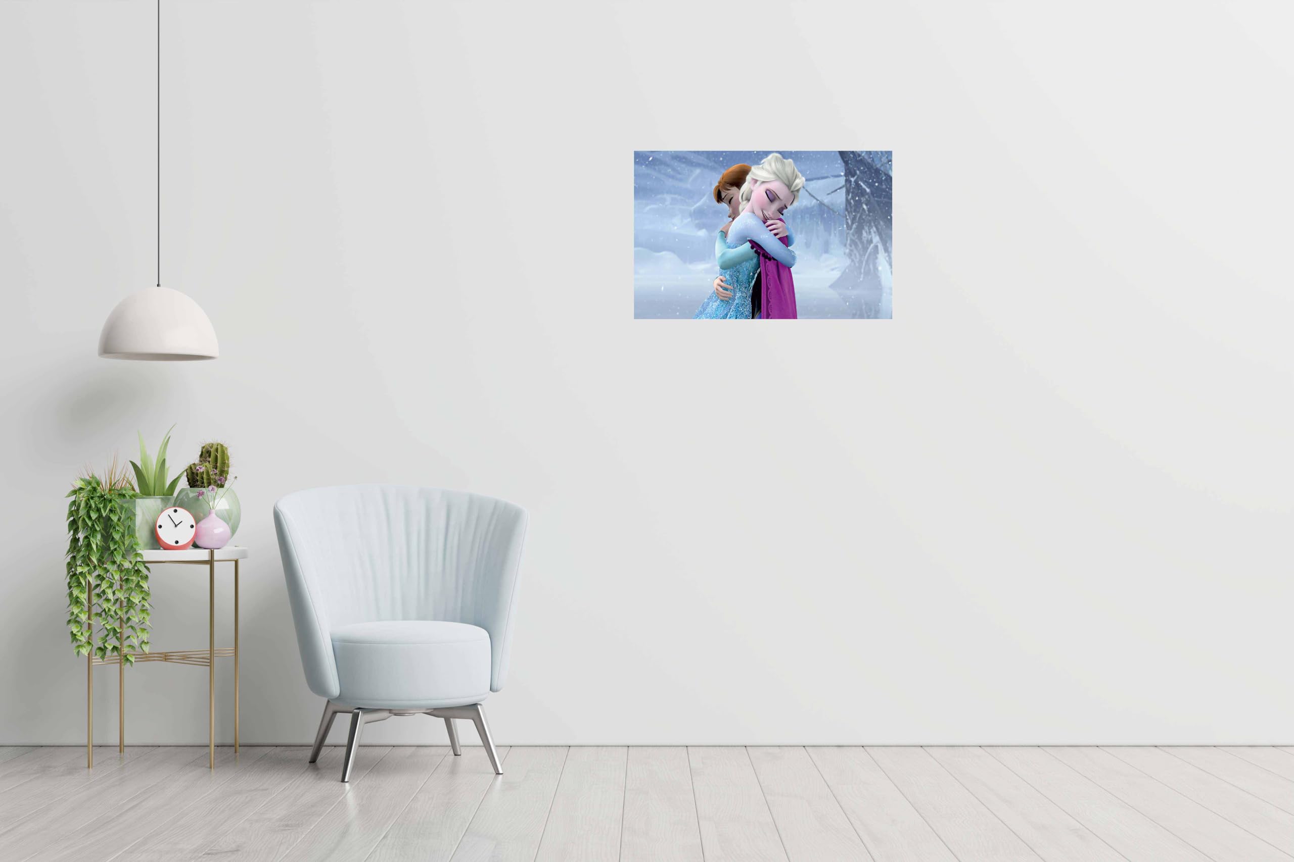 BALDAU PRINTS Frozen Cartoon Movie Photo Wall Poster For Room (Gloss Laminated, 12X18 Inch, 300 GSM) F-571